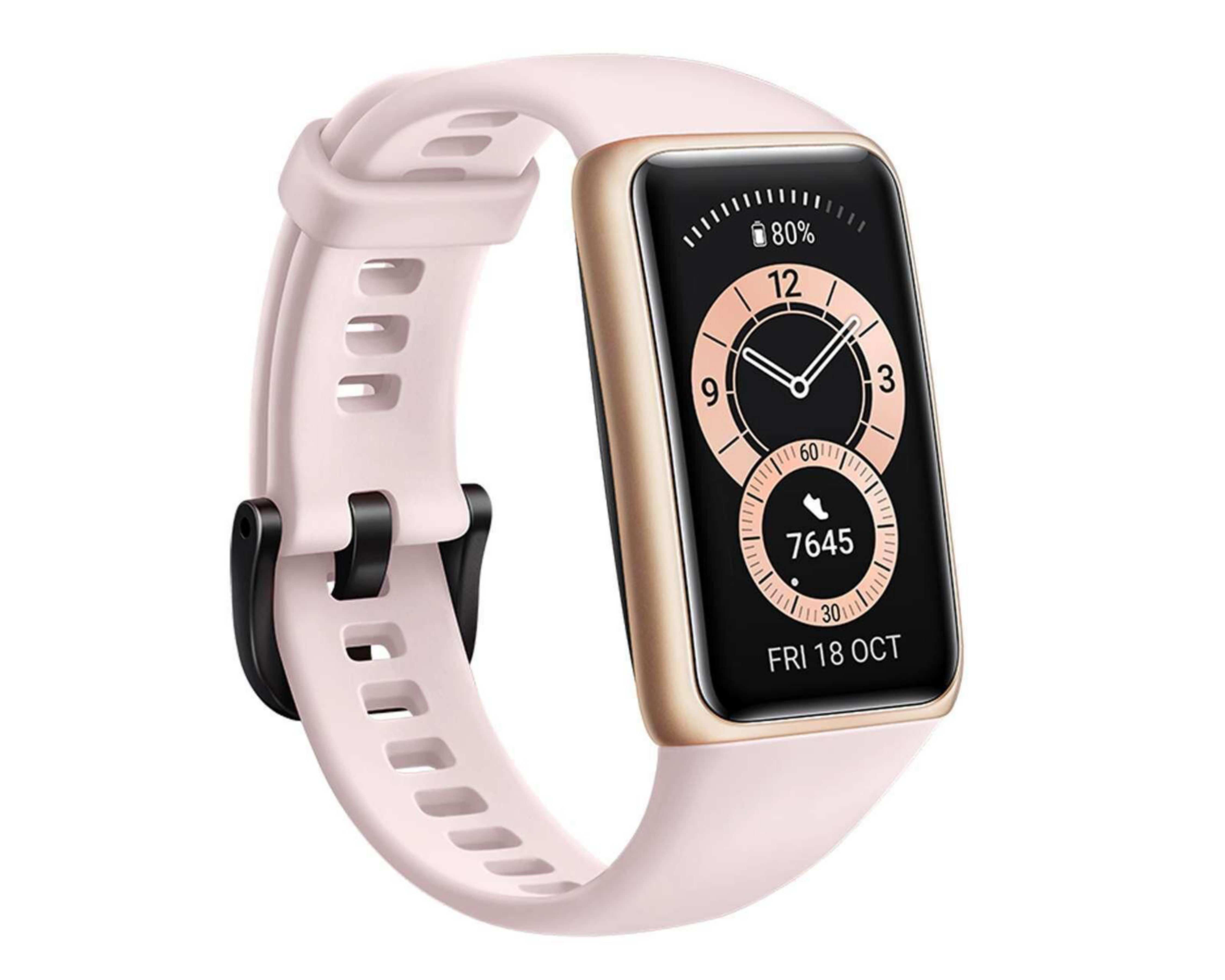 Foto 4 pulgar | Fitband Huawei Band 6 Rosa