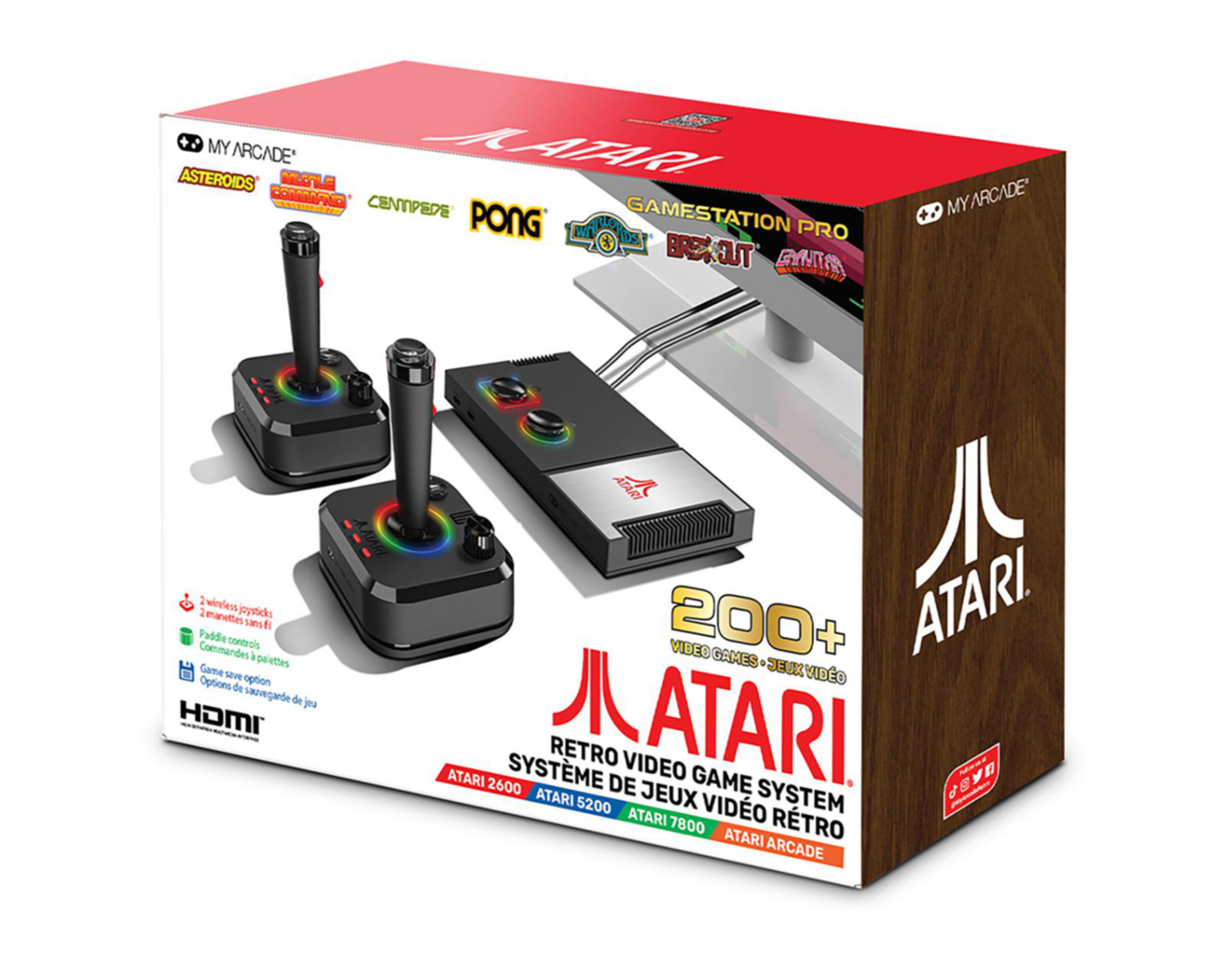 Foto 4 | Consola Universal Atari Gamestation Pro + 200 Videojuegos