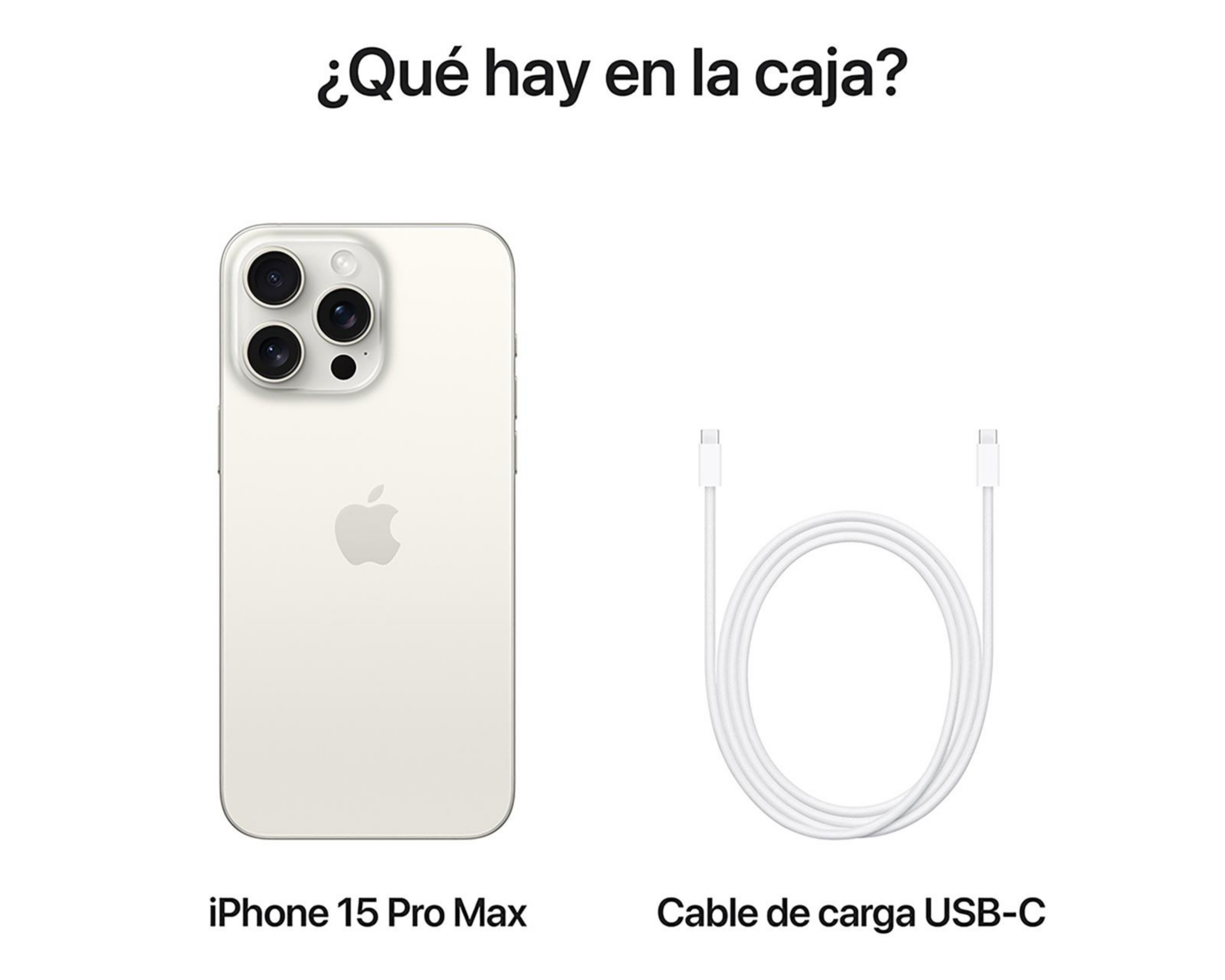 Foto 8 pulgar | Celular Apple iPhone 15 Pro Max Desbloqueado 256 GB Titanio Blanco