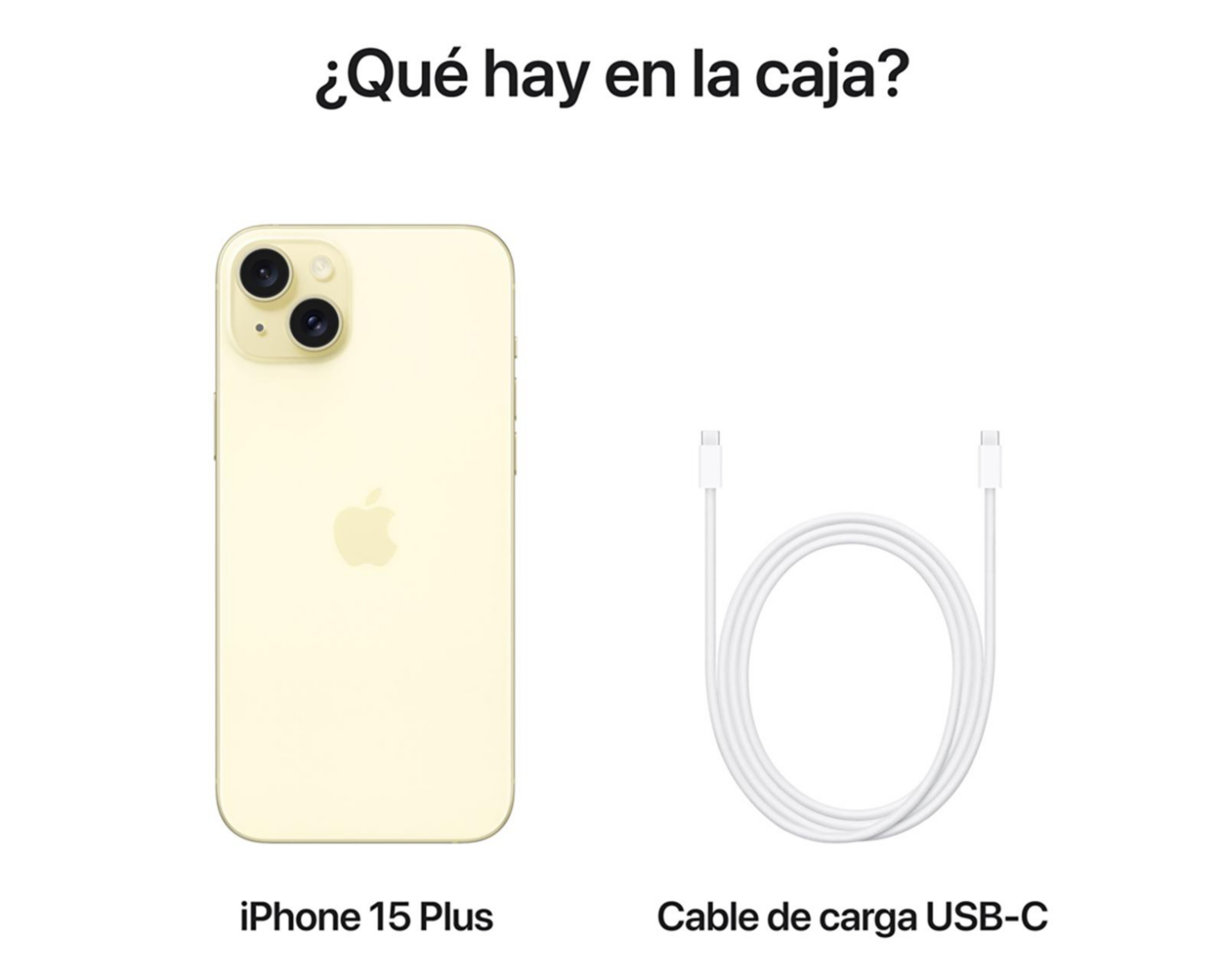 Foto 7 | Telcel Apple iPhone 15 Plus 128 GB Amarillo