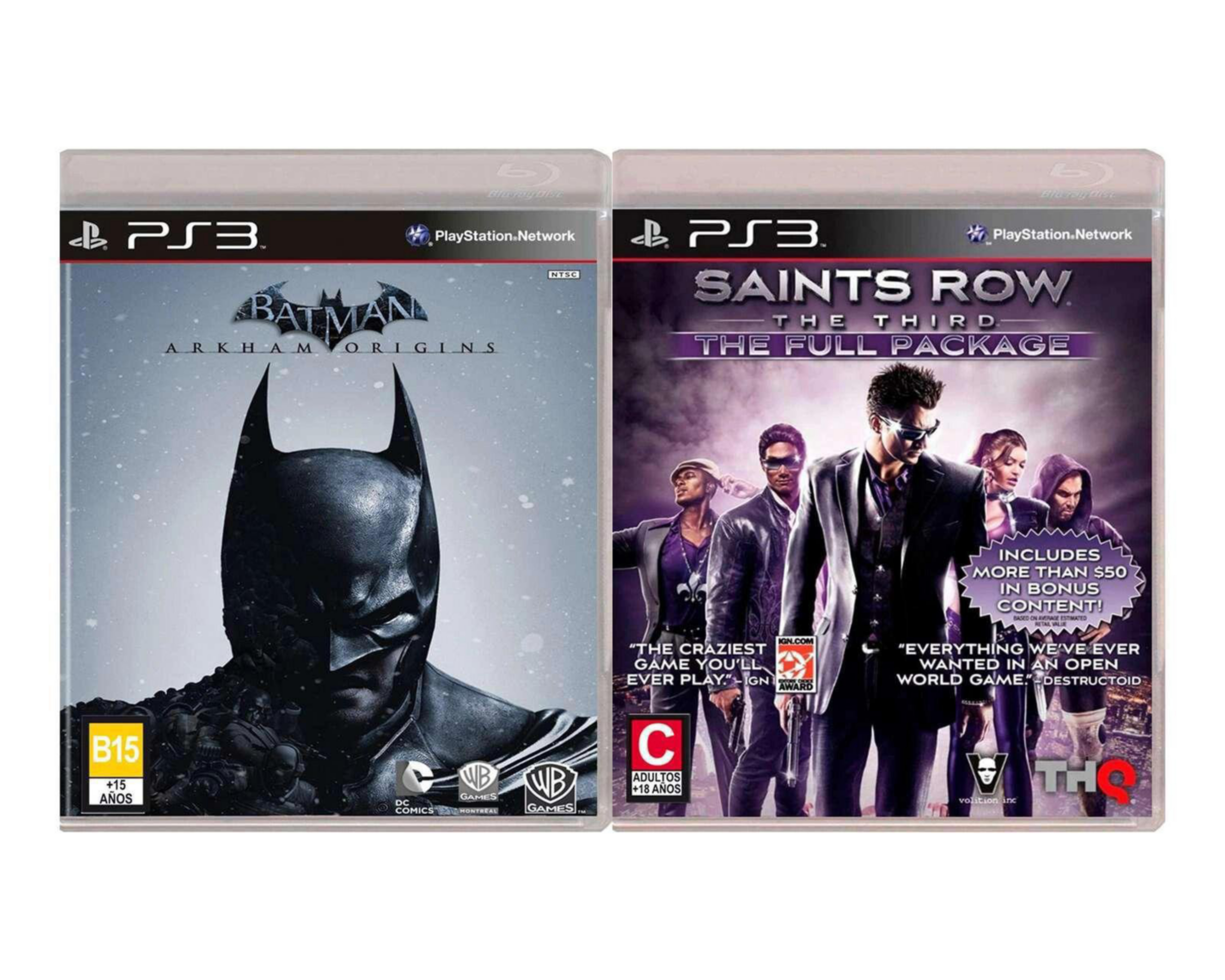 Foto 2 pulgar | Batman: Arkham Origins y Saints Row: The Third para PlayStation 3