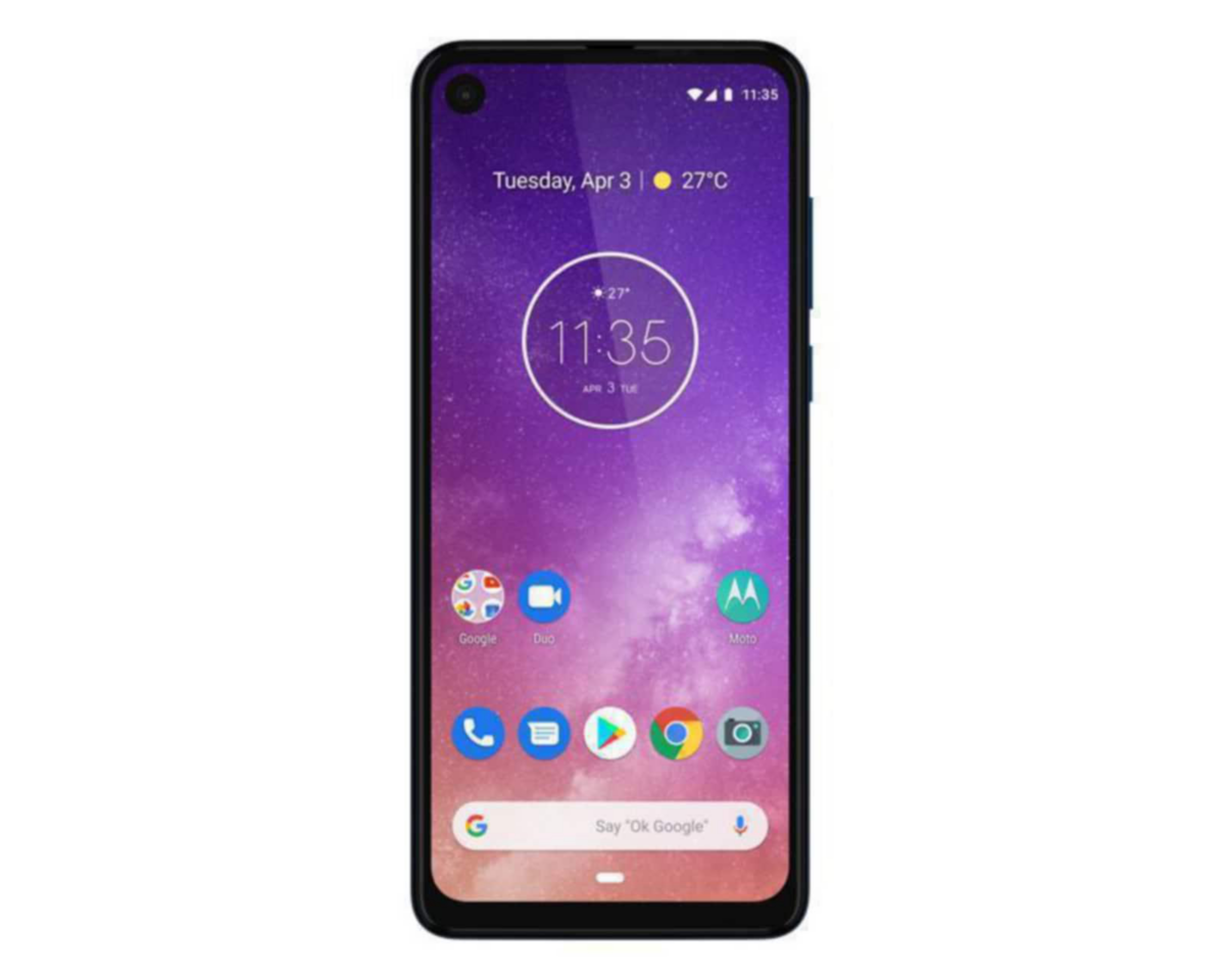 Foto 1 | Movistar Motorola One Vision 128 GB Azul