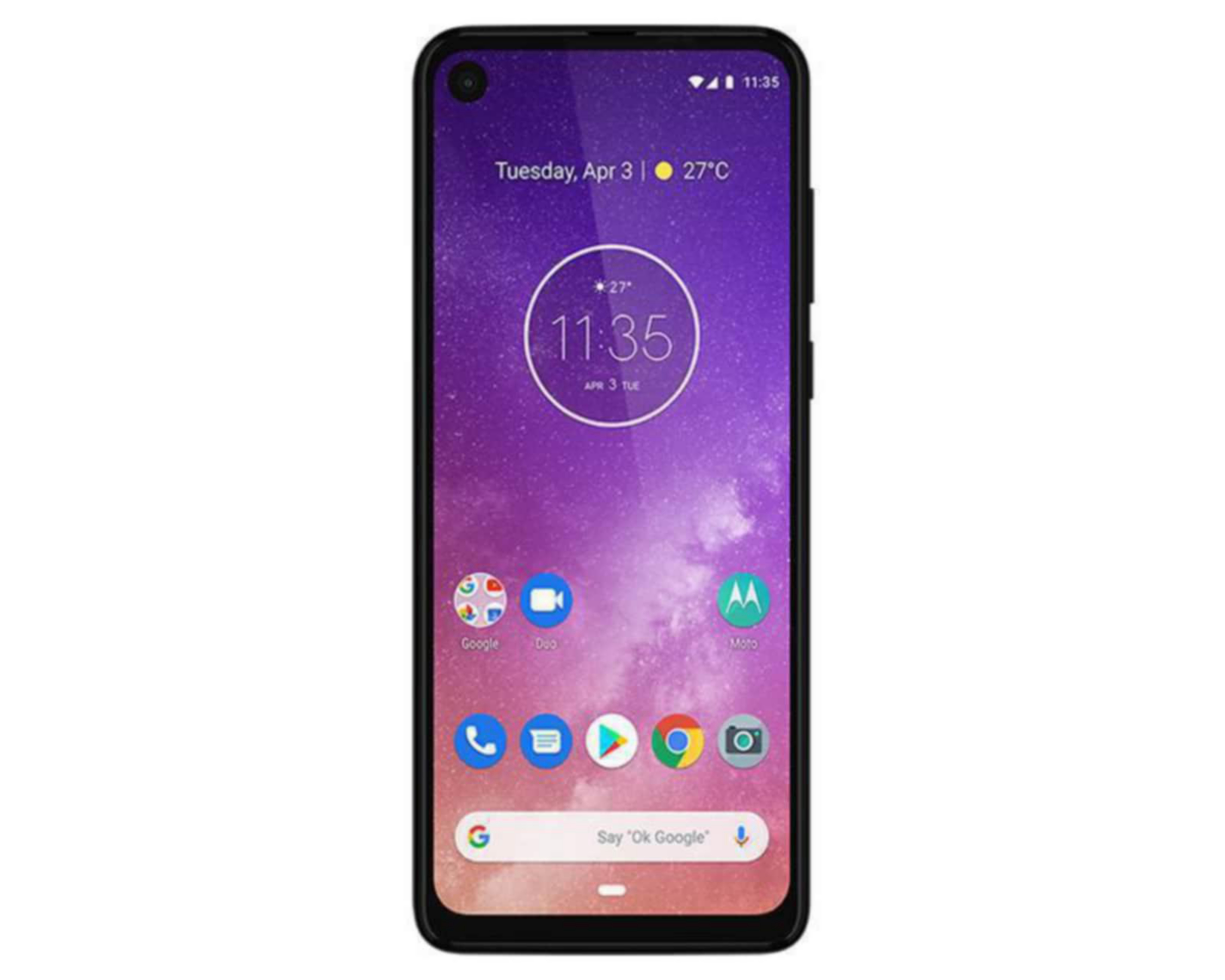 Foto 2 pulgar | Movistar Motorola One Vision 128 GB Café