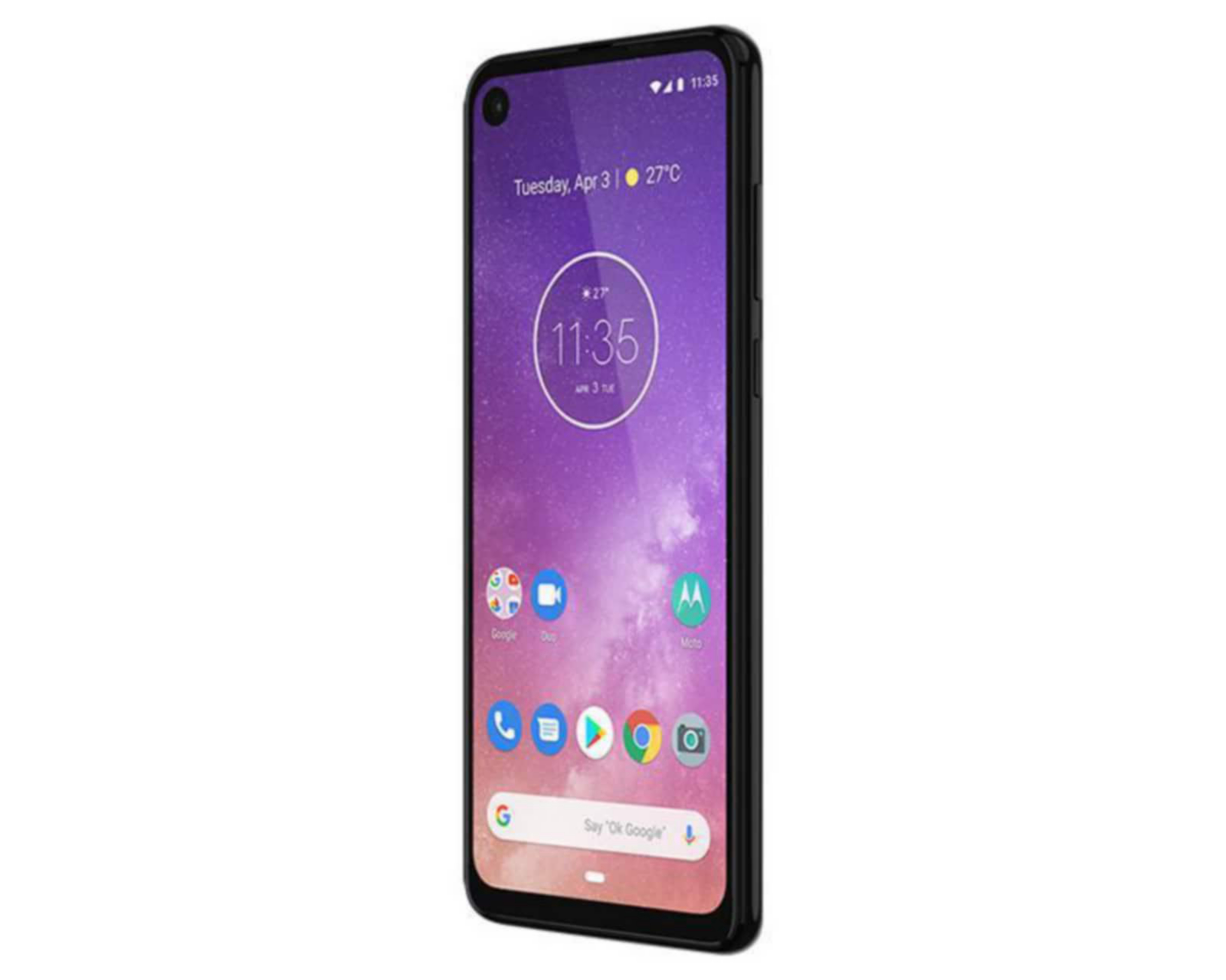 Foto 4 pulgar | Movistar Motorola One Vision 128 GB Café