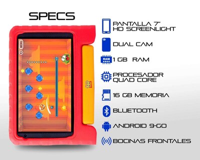 Foto 2 | Tablet Protab Toy Story 7" 16GB Wi-Fi Android 1GB Gris