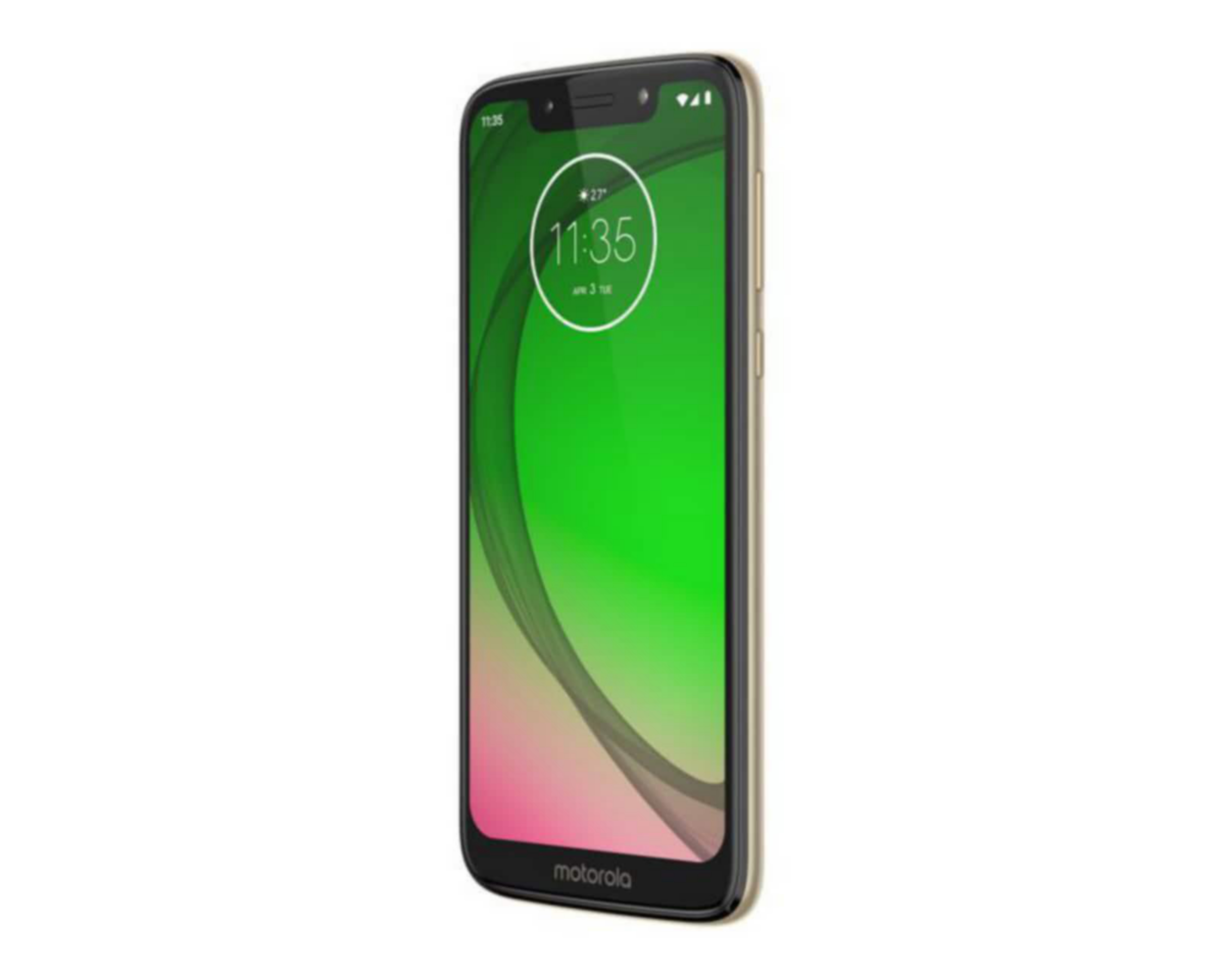 Foto 4 pulgar | AT&T/Unefon Motorola Moto G7 Play 32 GB Dorado