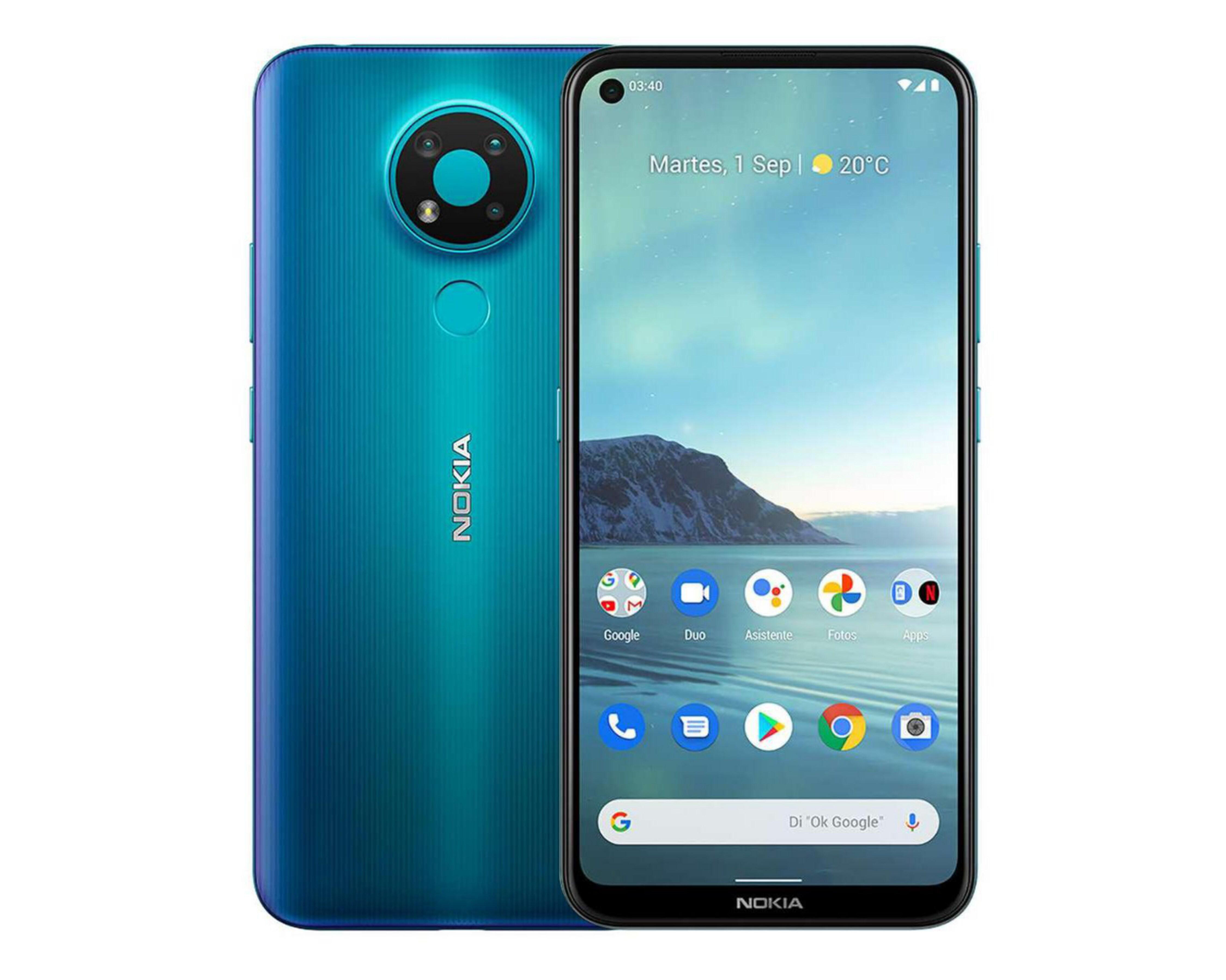 Celular Nokia Liberado 3.4 64 GB Azul $3,999