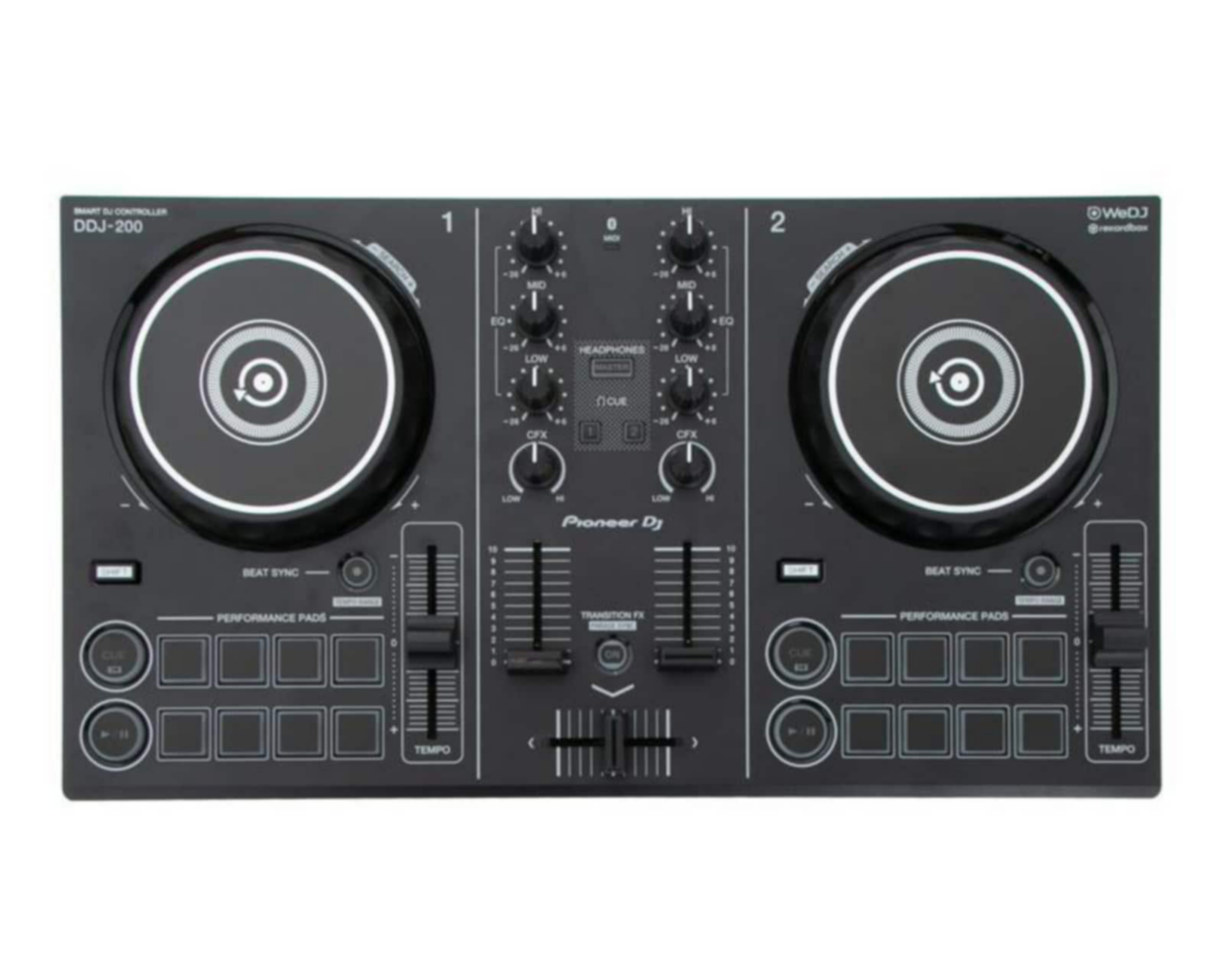 Controlador DJ Inteligente Pioneer DDJ-200