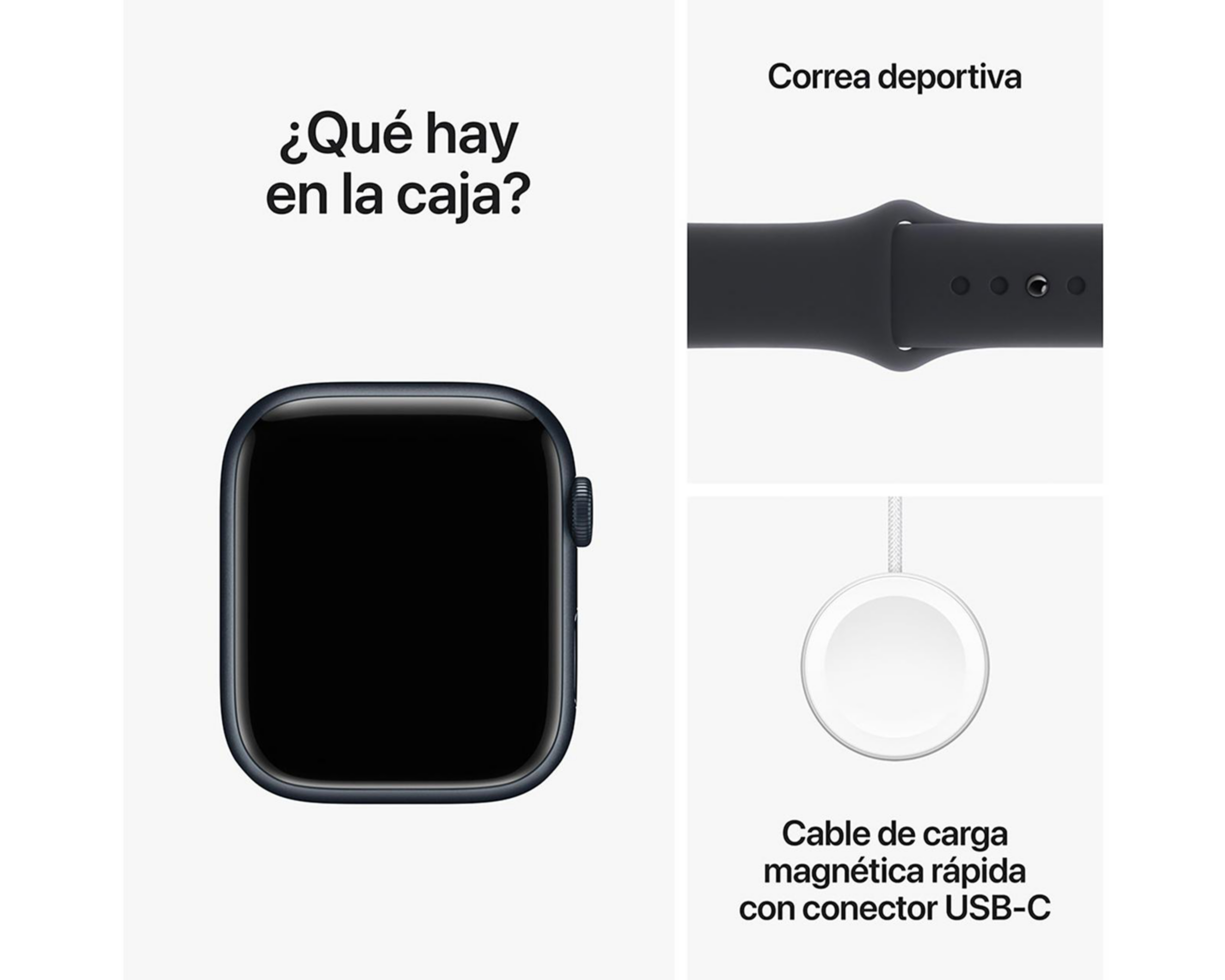 Foto 5 | Apple Watch Series 9 45 mm GPS Negro Medianoche