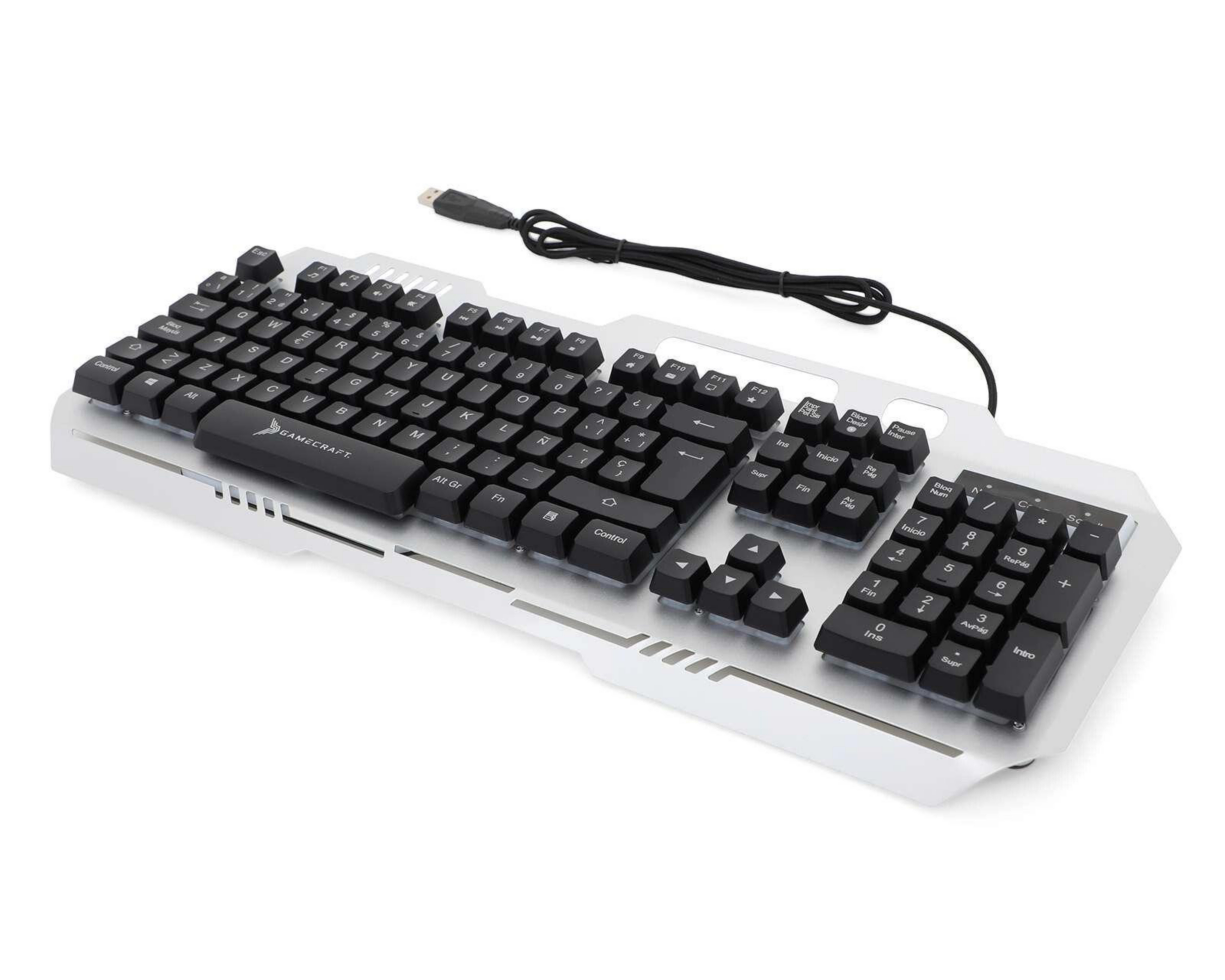 Foto 4 | Teclado Alámbrico Gamecraft Krypton T3000