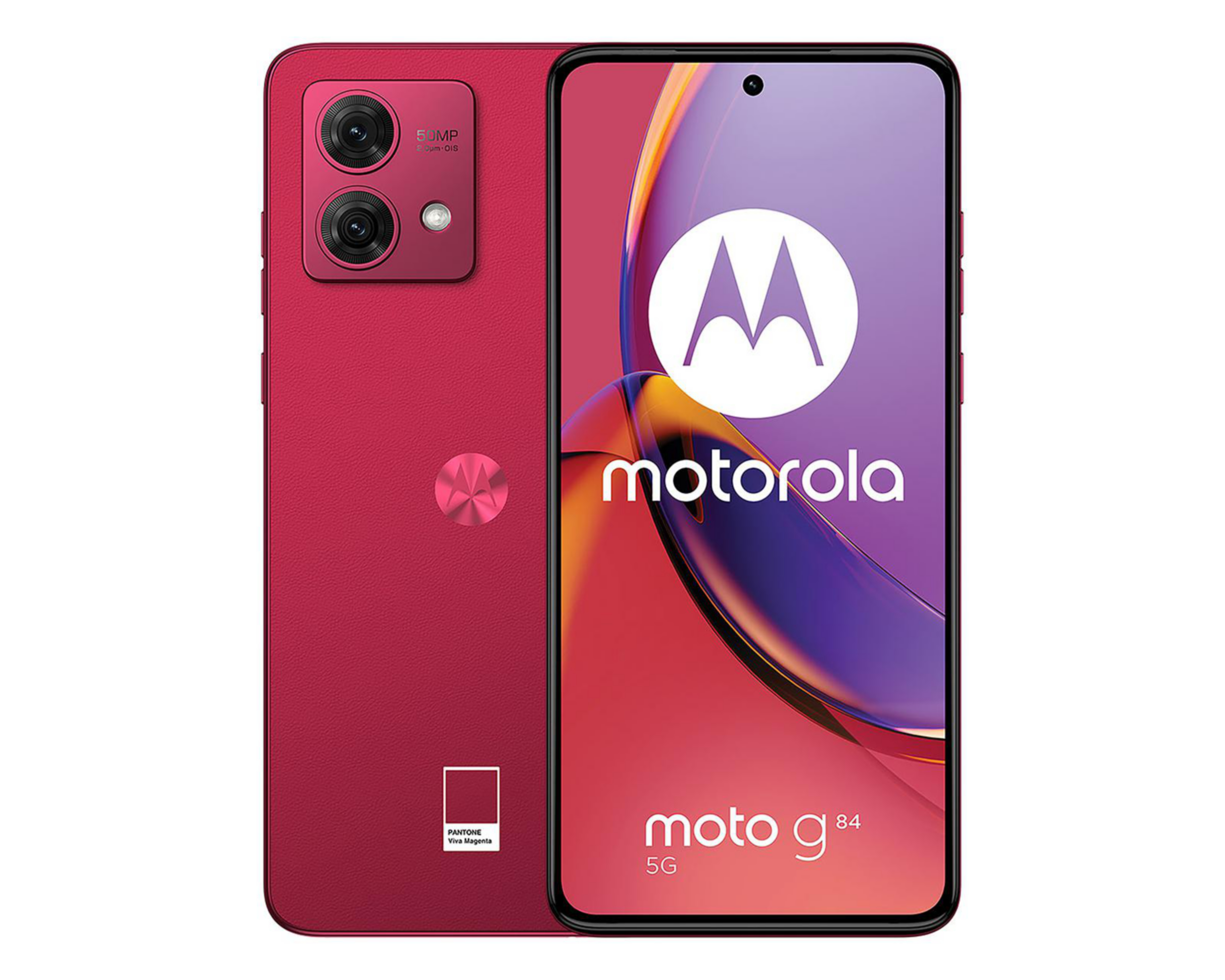 Foto 2 pulgar | Telcel Motorola Moto G84 256 GB Magenta