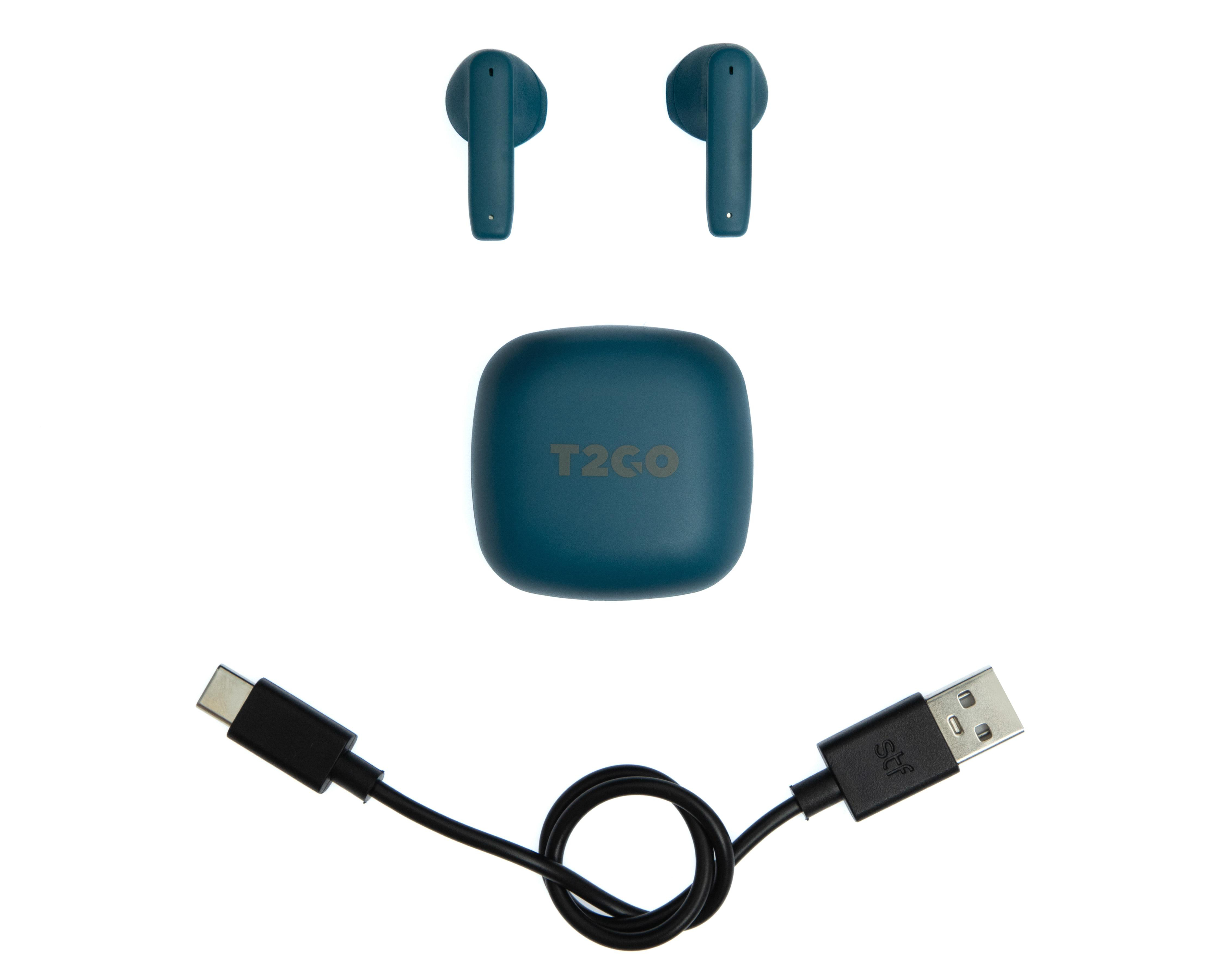 Foto 4 pulgar | Audífonos True Wireless T2GO con Micrófono TG-E01058