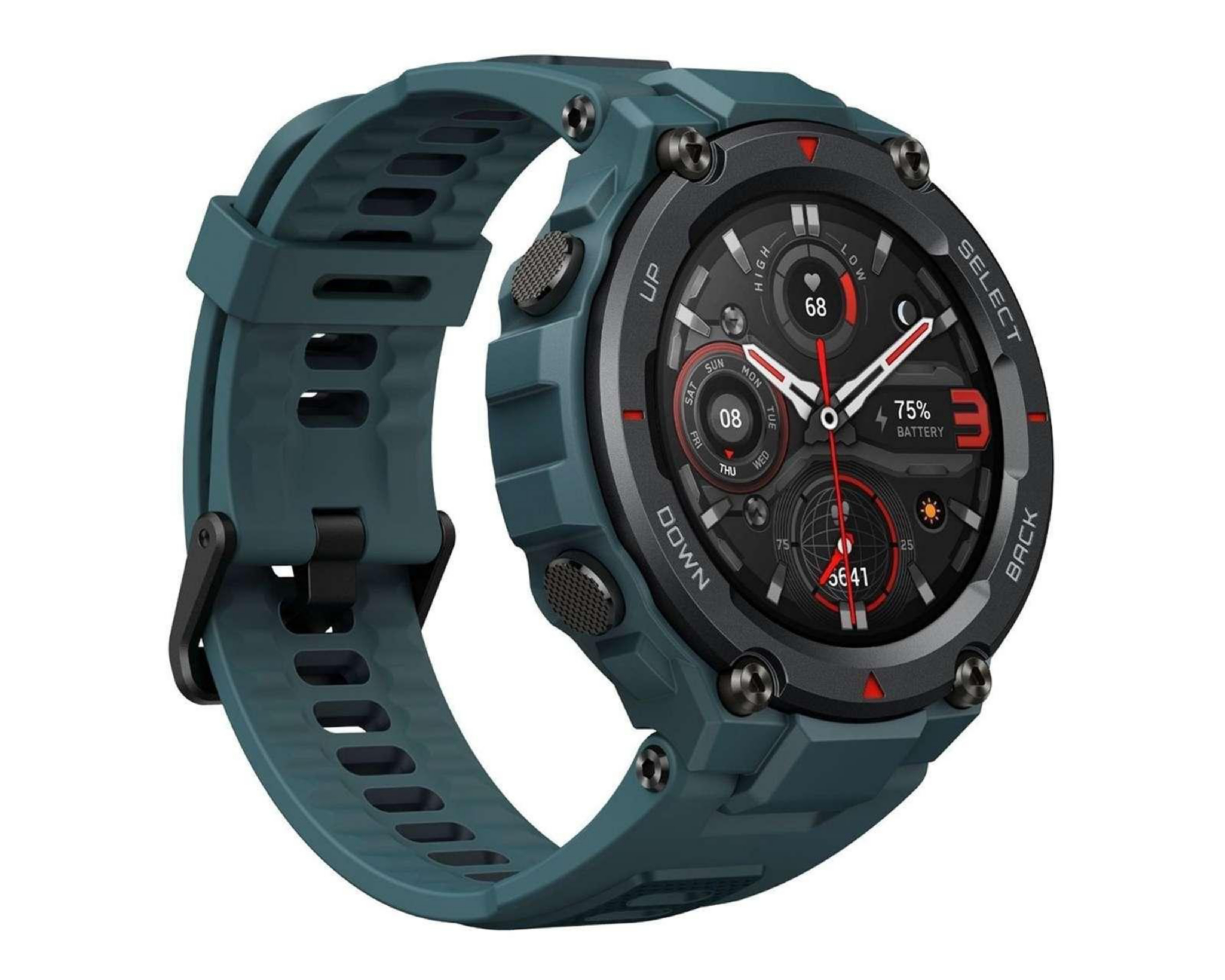 Foto 2 pulgar | Smartwatch Amazfit T-Rex Pro Azul