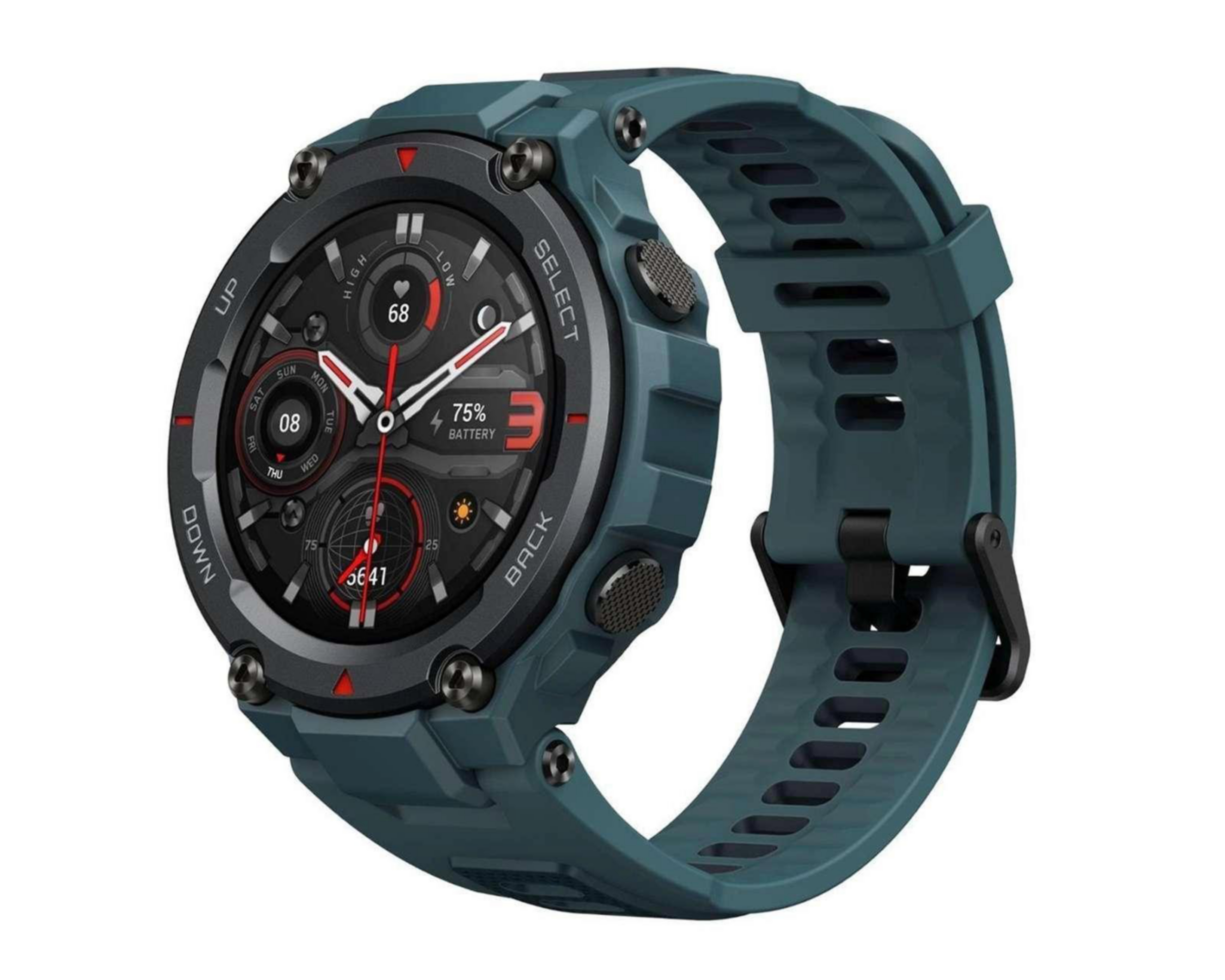 Foto 4 pulgar | Smartwatch Amazfit T-Rex Pro Azul