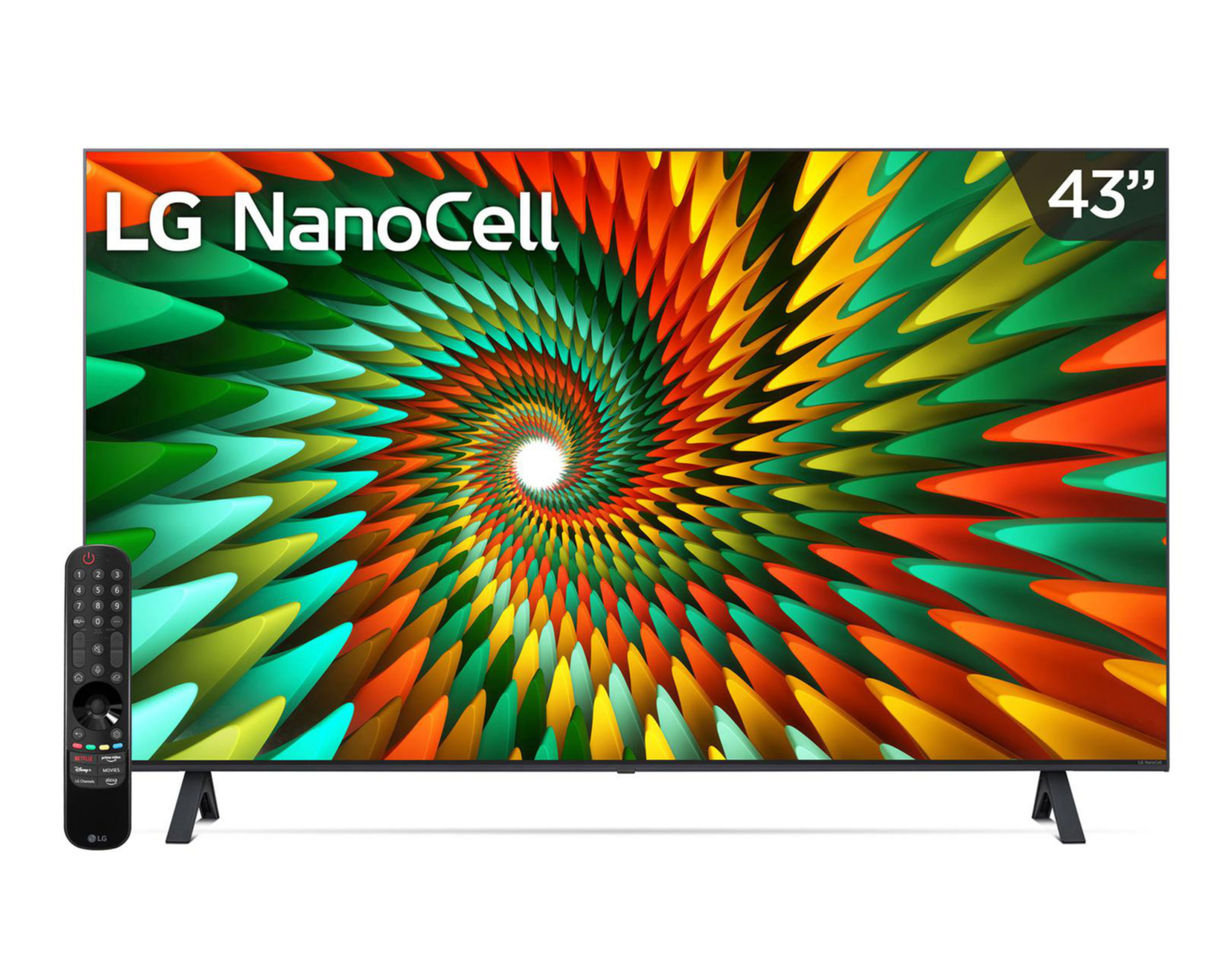 Pantalla LED LG 43" Nanocell Ultra HD 4K Smart TV 43NANO77 Precio contado: