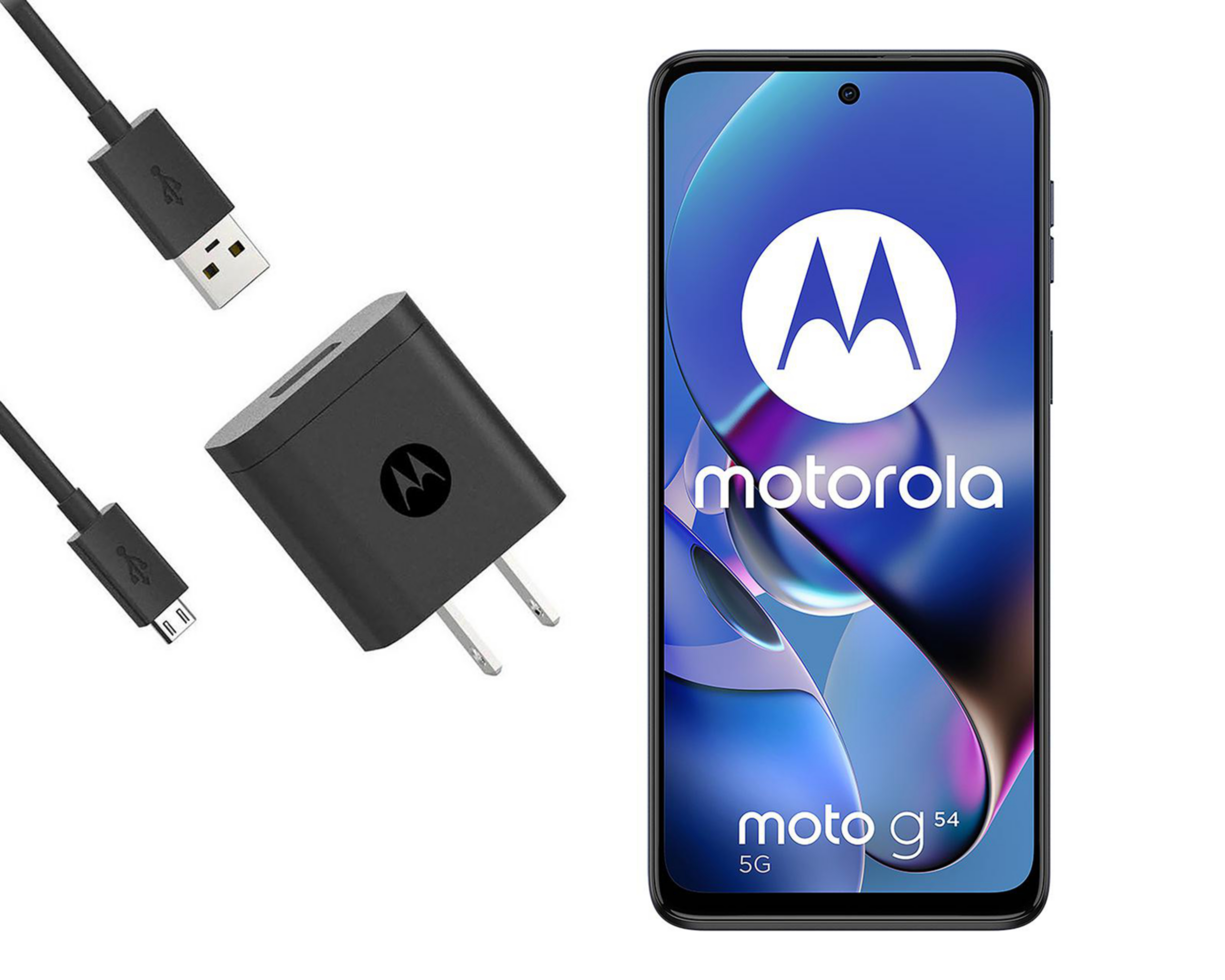 Foto 6 pulgar | AT&T/Unefon Motorola Moto G54 128 GB Azul