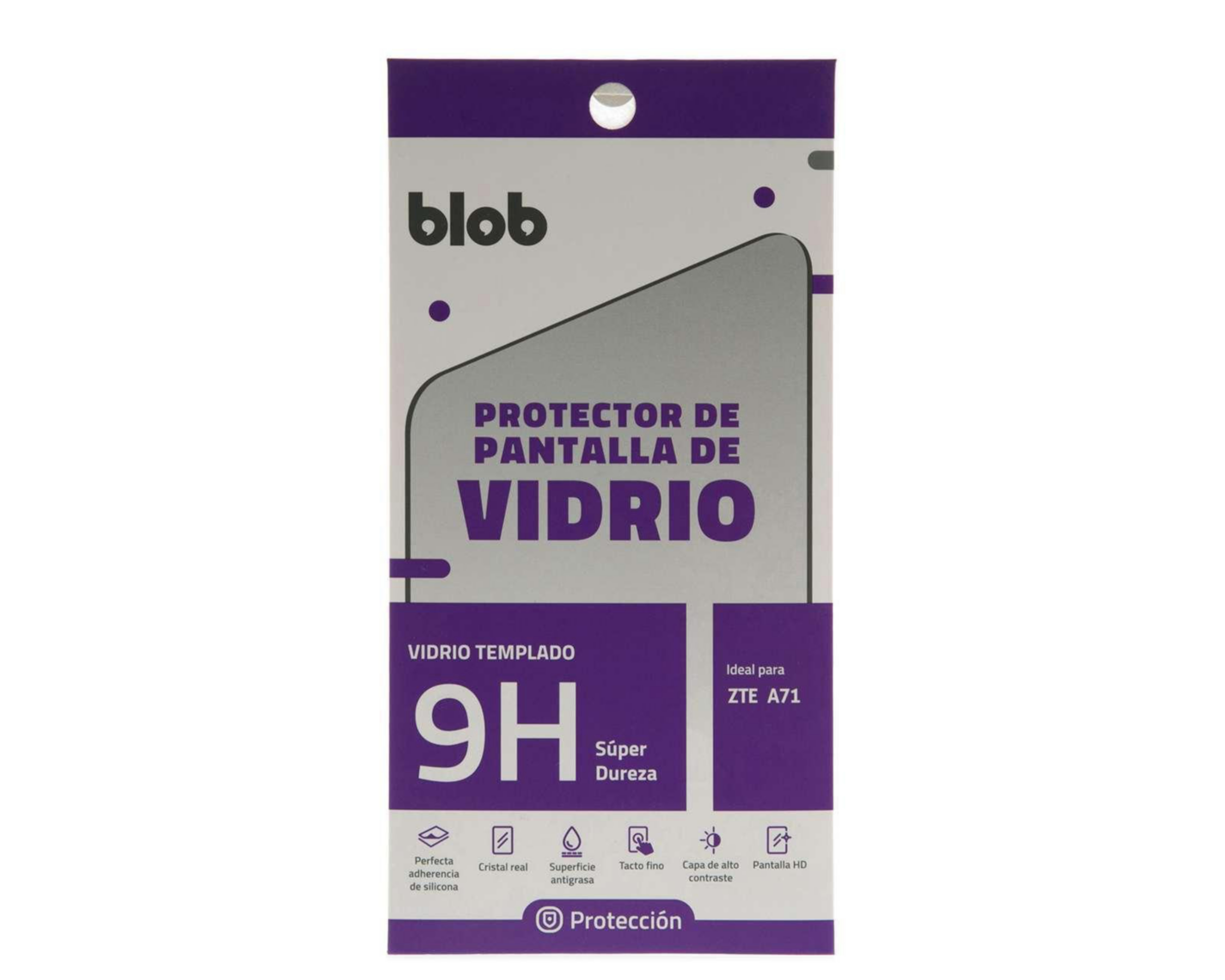 Foto 2 pulgar | Protector de Pantalla Blob para ZTE A71