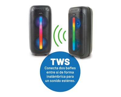 Foto 6 | Bocina Bluetooth Misik MB2216 4500 W con Luces
