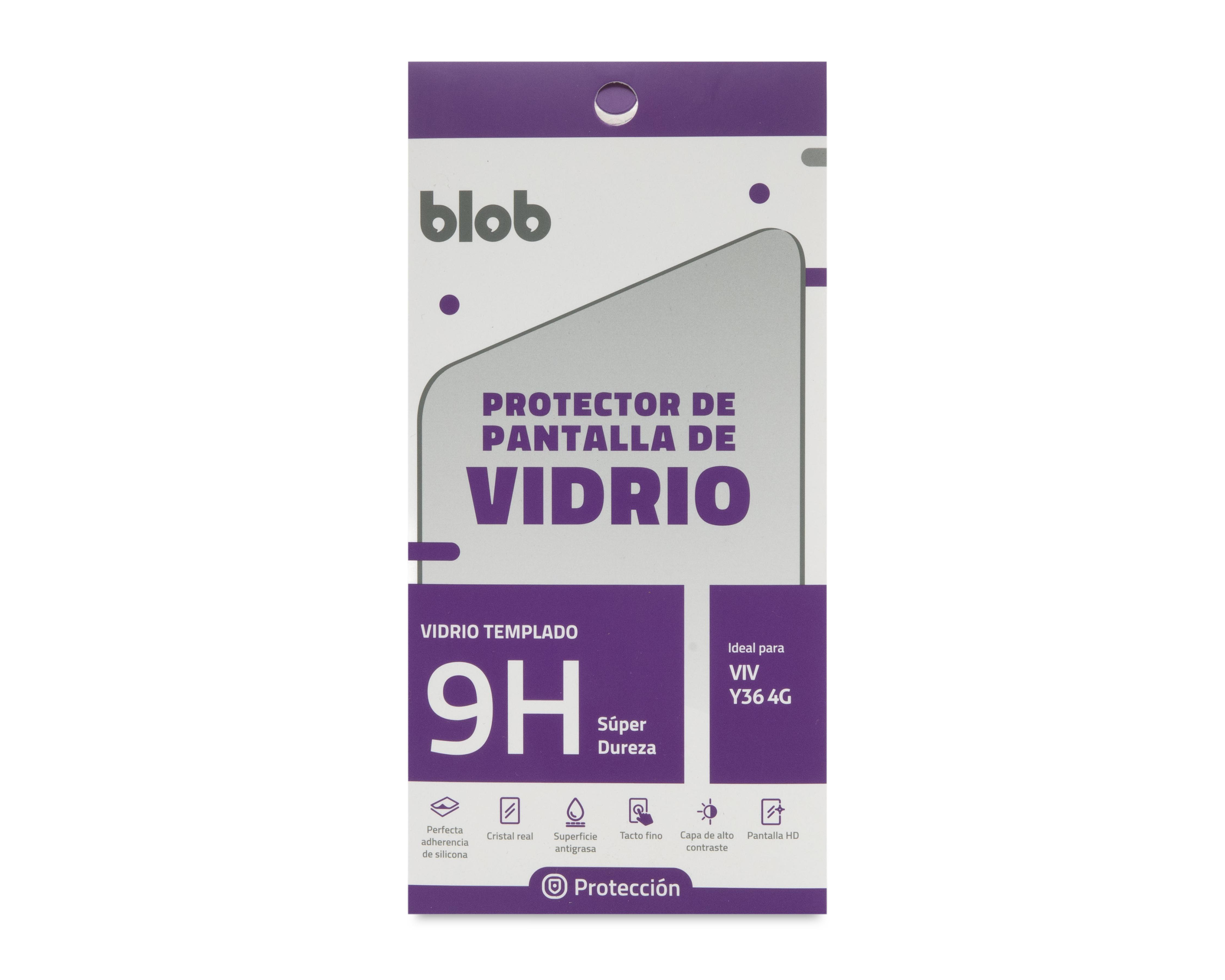 Foto 2 pulgar | Protector de Pantalla Blob para Vivo Y36 4G