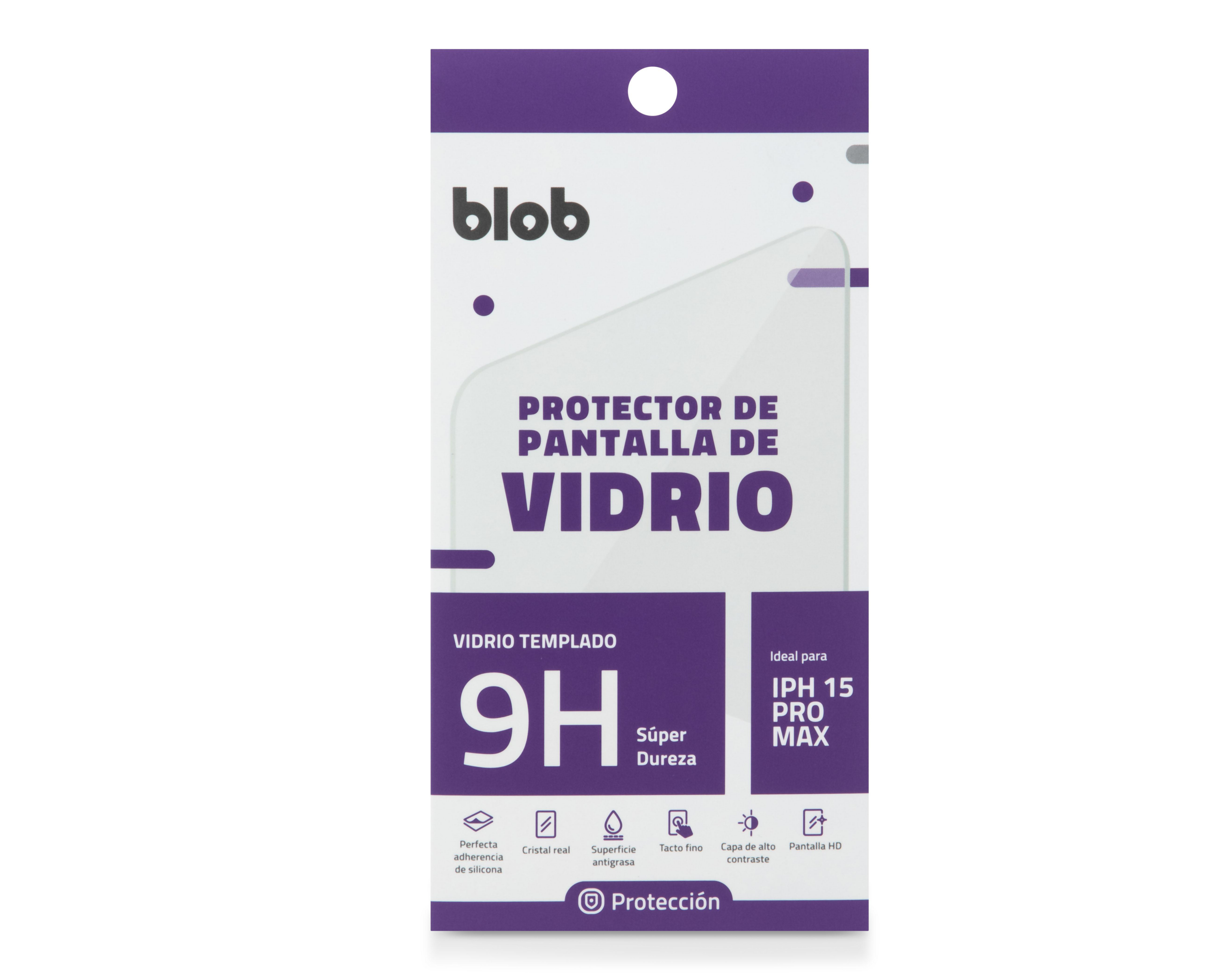 Protector de Pantalla Blob para iPhone 15 Pro Max $129