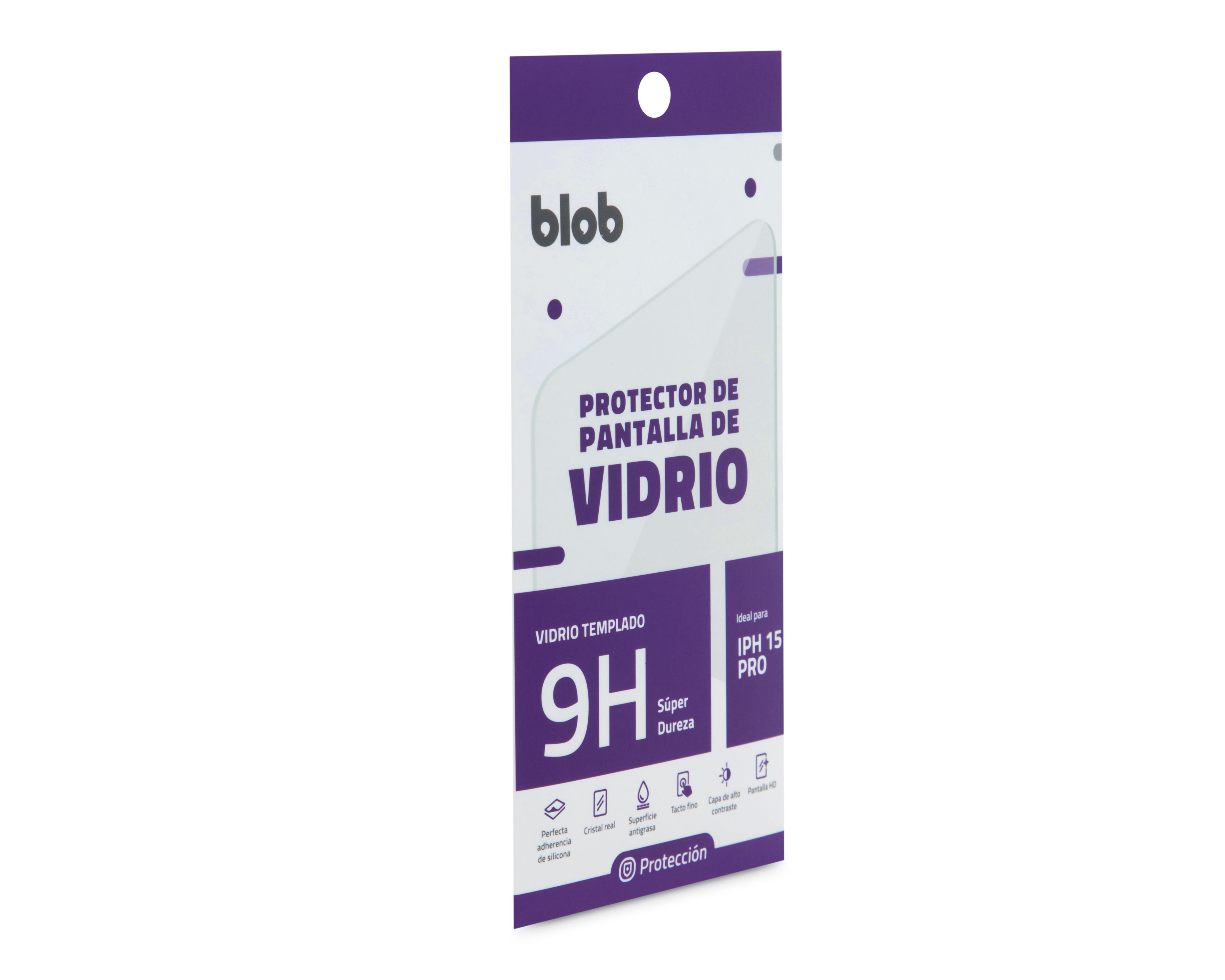 Foto 3 pulgar | Protector de Pantalla Blob para iPhone 15 Pro