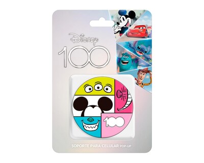 Foto 2 | Soporte Adherible Disney 100 Multicolor para Celular