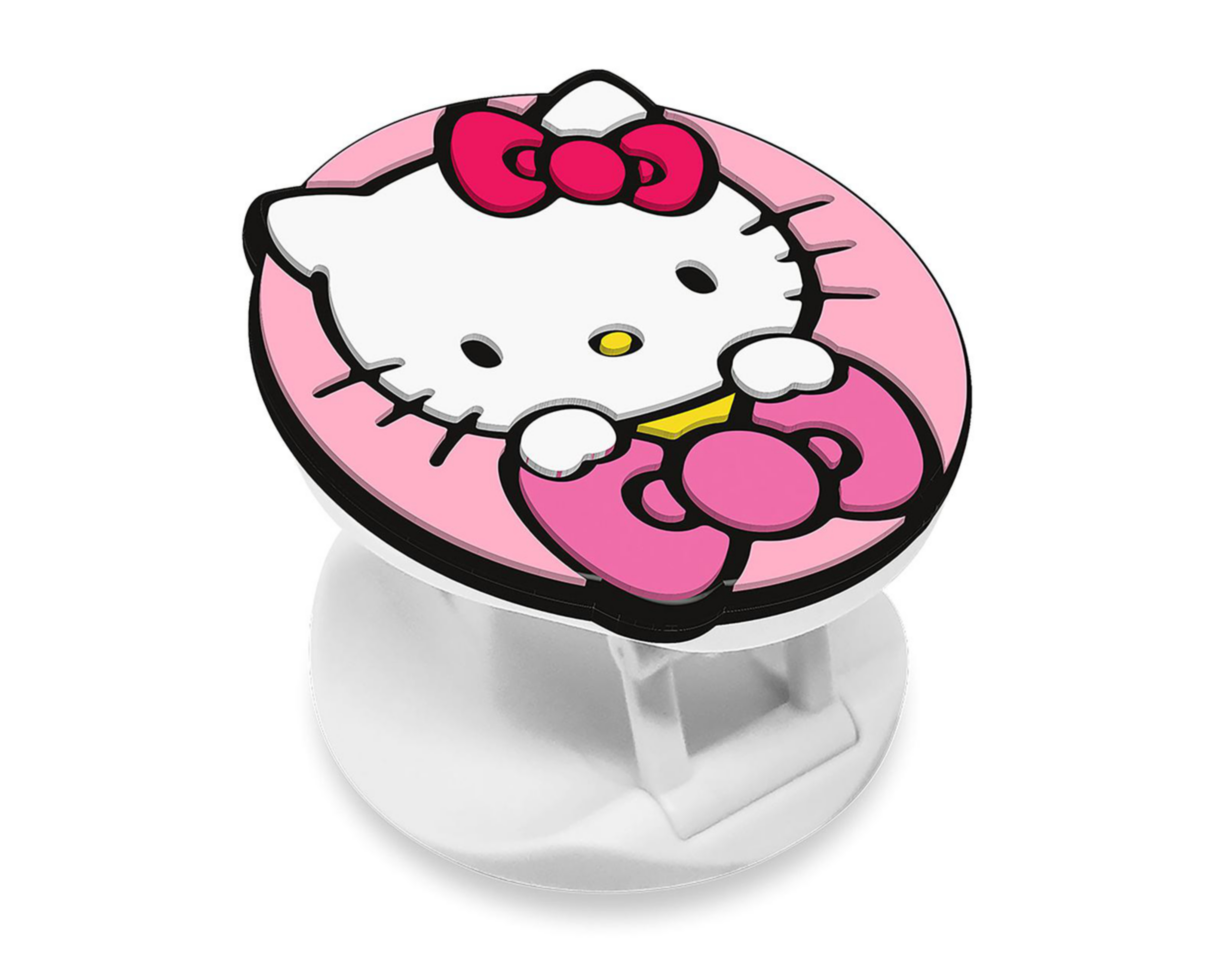 Soporte Adherible Hello Kitty Rosa para Celular $59