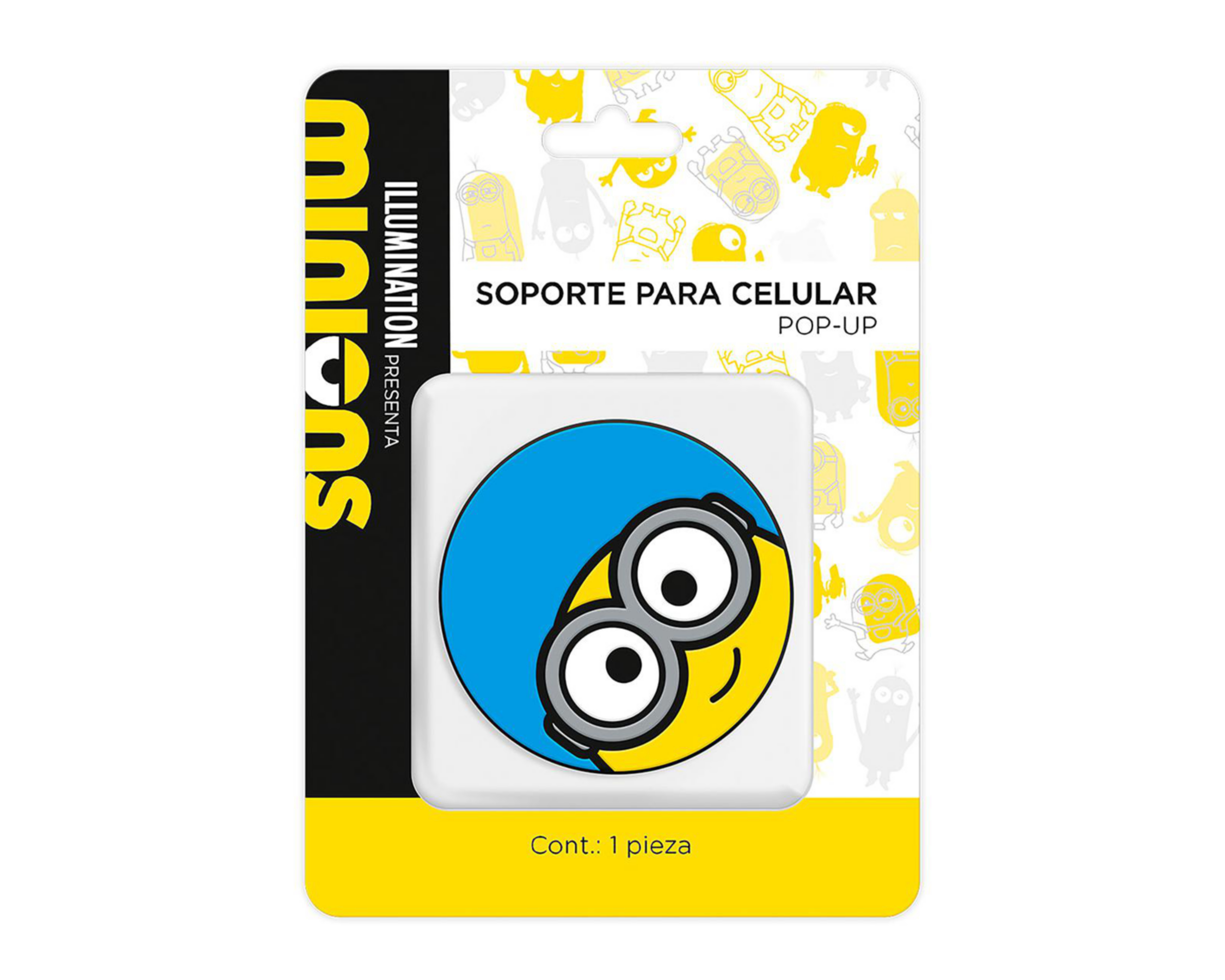 Foto 2 | Soporte Adherible Minons Azul para Celular