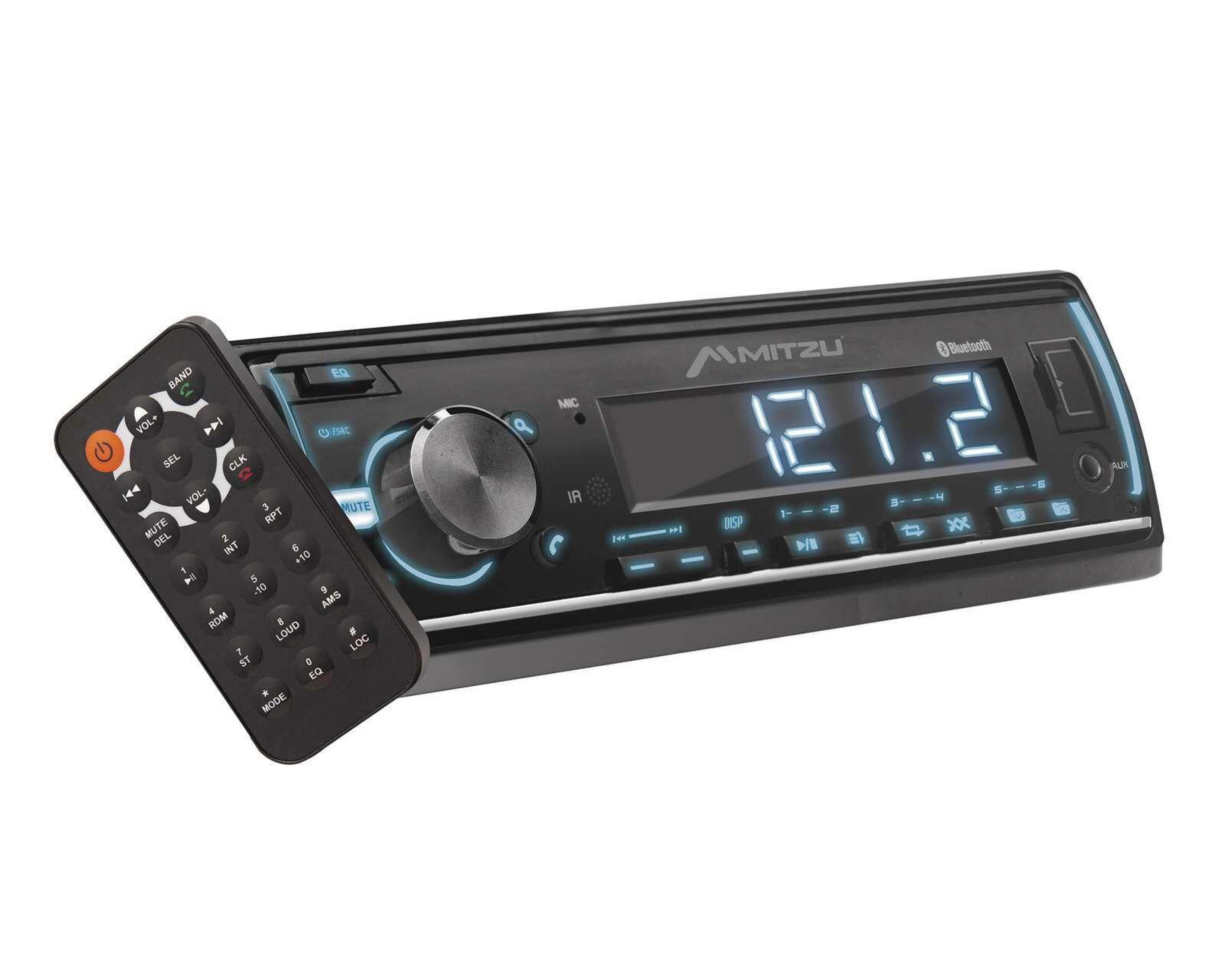 Foto 5 pulgar | Autoestéreo Mitzu Digital sin CD MCS-9974 Bluetooth Negro