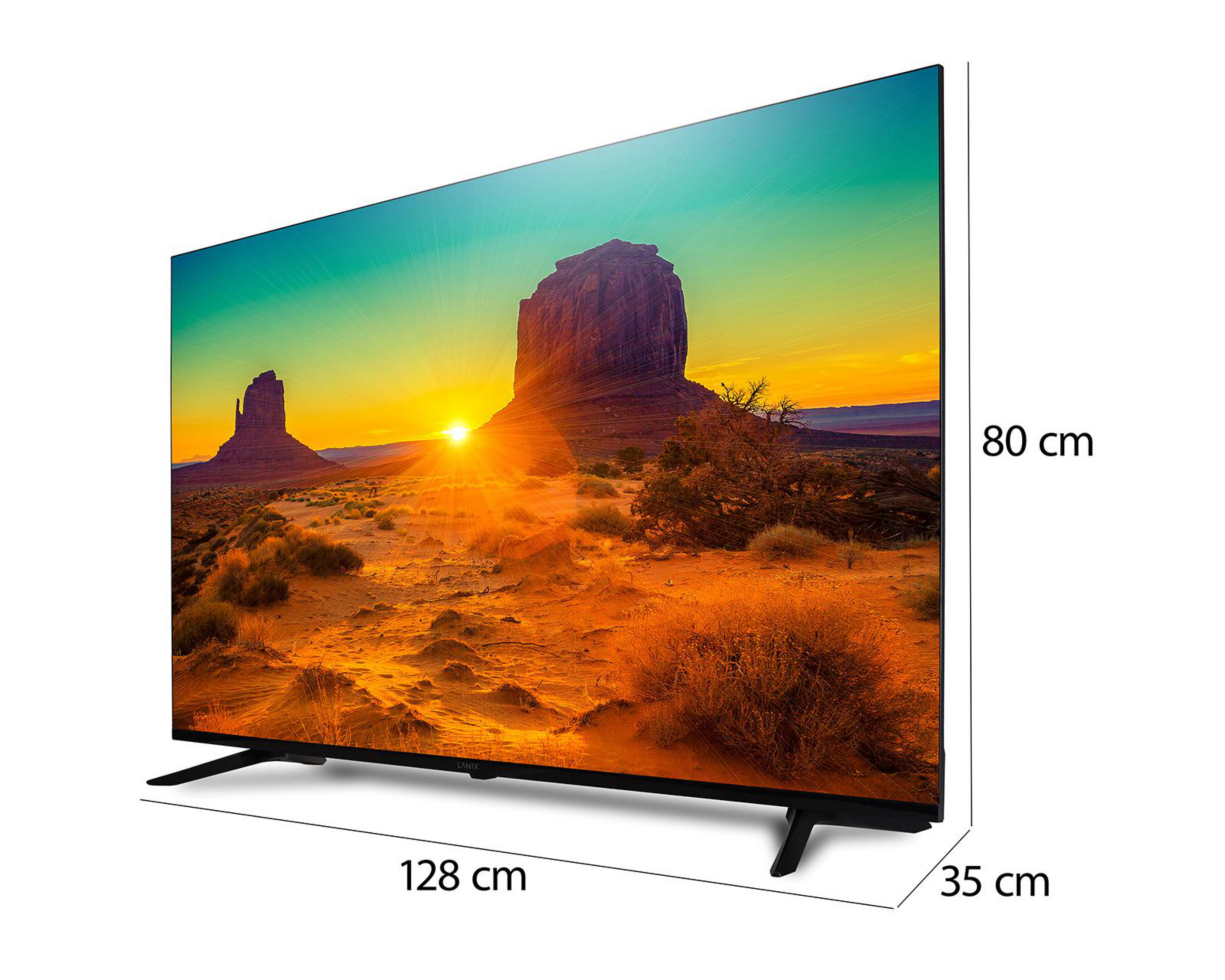 Foto 6 pulgar | Pantalla LED Lanix 58" Ultra HD 4K Smart TV XSMART TV58