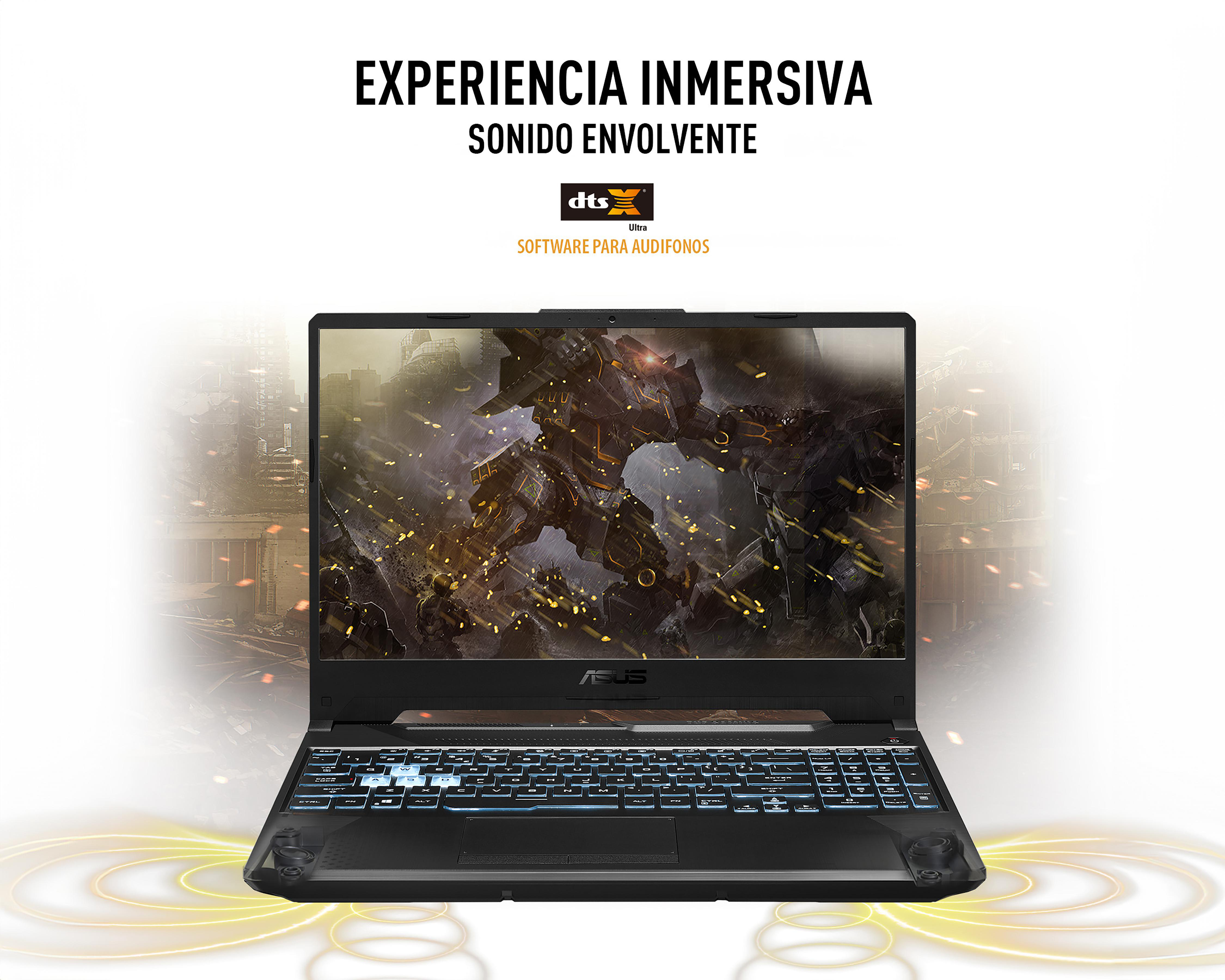 Foto 8 pulgar | Laptop Gamer Asus TUF F15 15.6" Windows 11 Home Intel Core i5 Nvidia Geforce RTX 2050 8 GB RAM 512 GB SSD