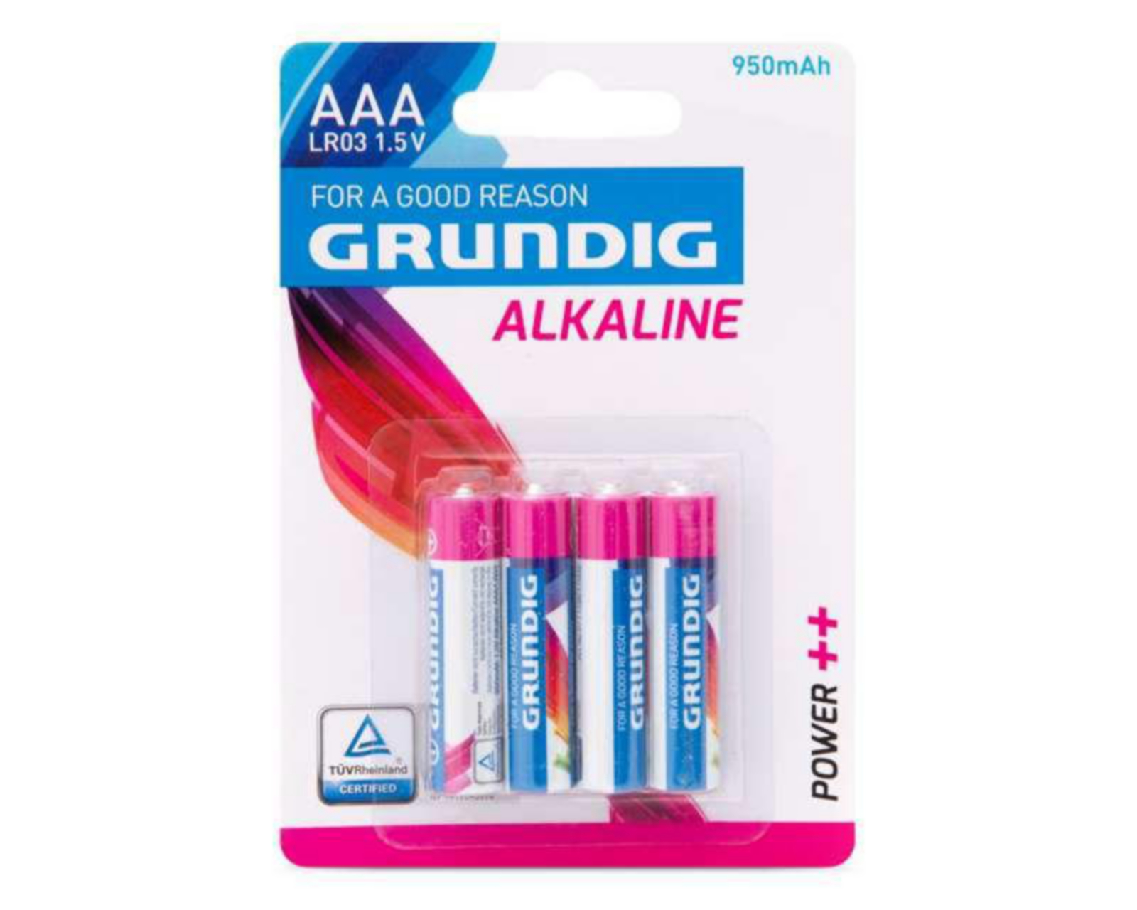 Foto 2 pulgar | Baterías Alcalinas Grundig AAA 4 Piezas