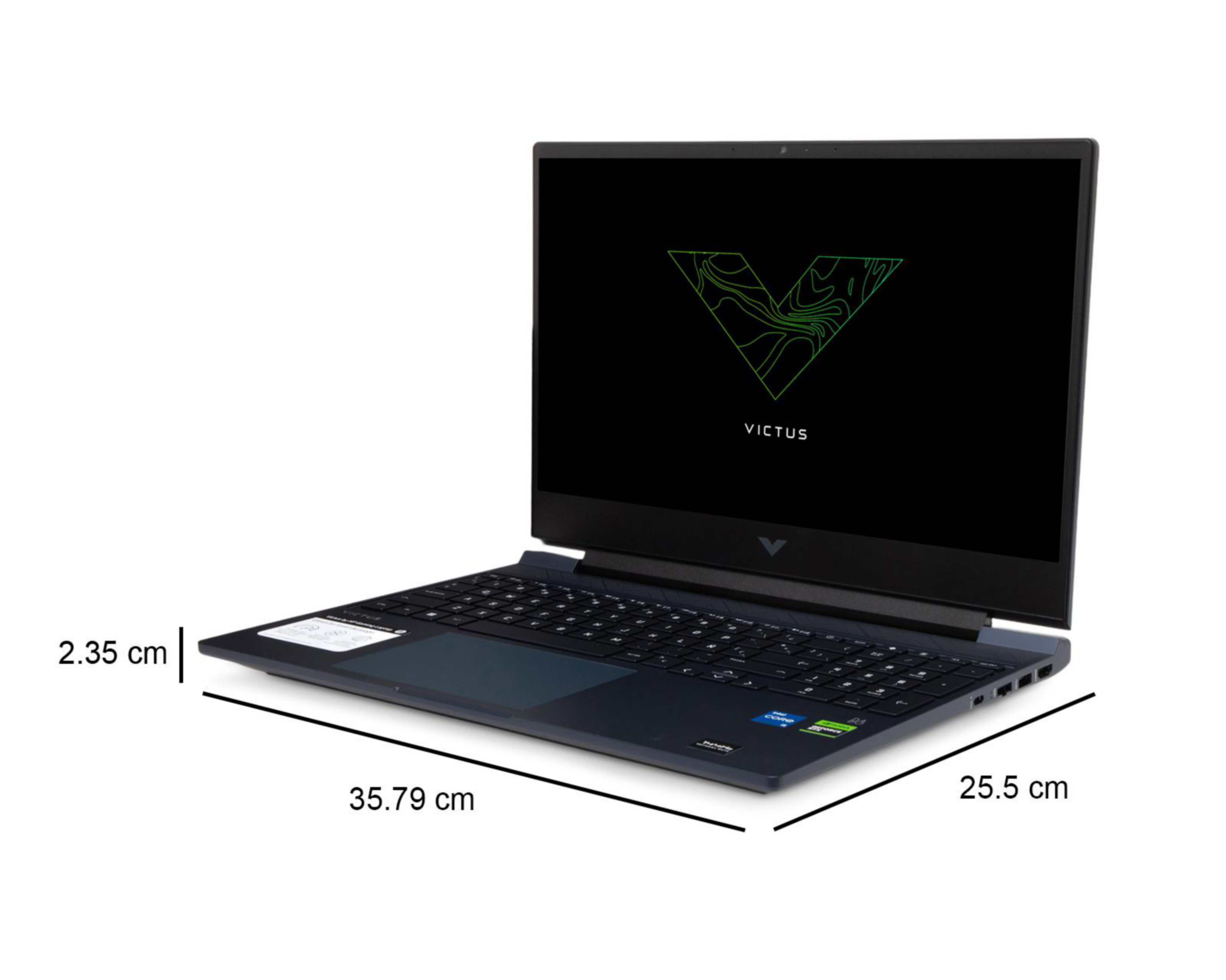 Foto 8 pulgar | Laptop Gamer HP Victus 15-FA1005LA 15.6" Intel Core i5 Nvidia GeForce RTX 2050 8 GB RAM 512 GB SSD Azul