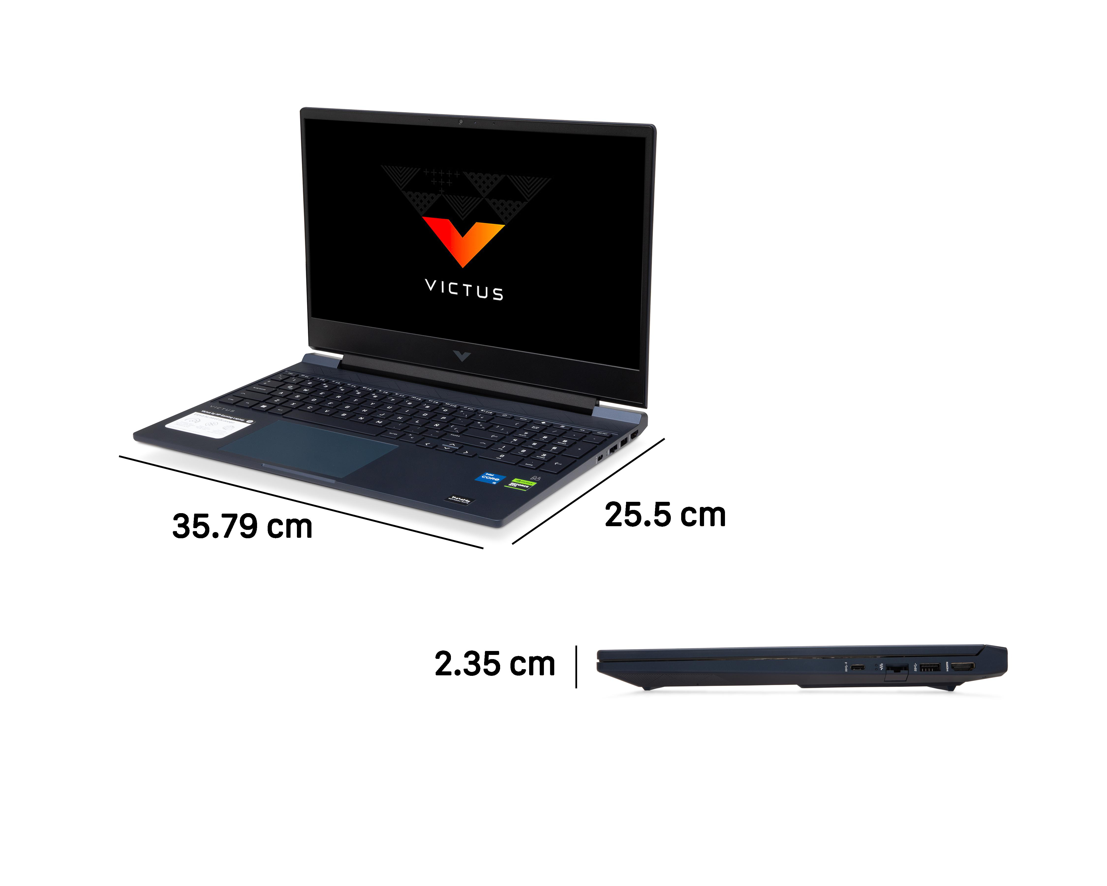 Foto 10 pulgar | Laptop Gamer HP Victus 15-FA1005LA 15.6" Intel Core i5 Nvidia GeForce RTX 2050 8 GB RAM 512 GB SSD Azul