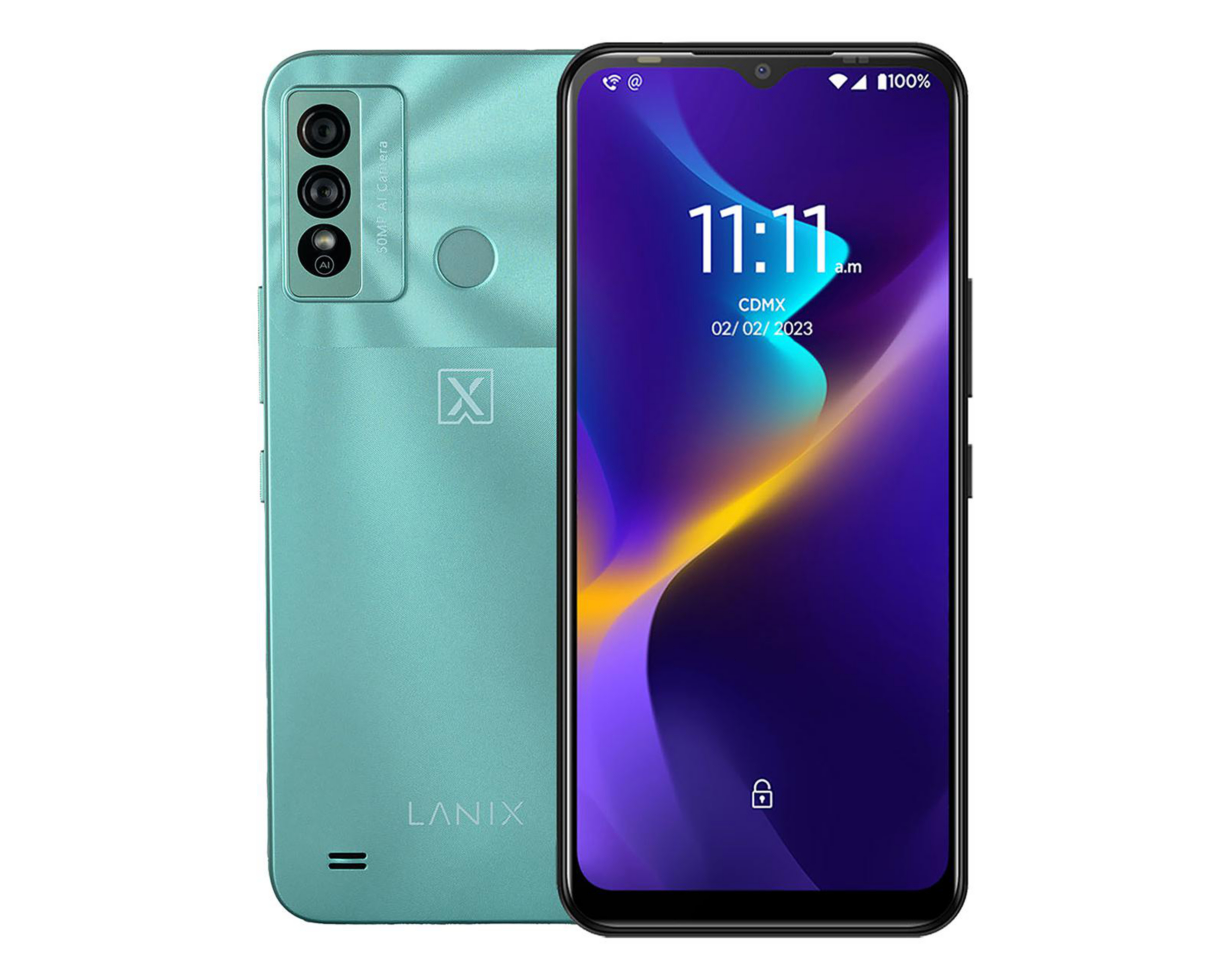 Celular Lanix Liberado Alpha 3 128 GB Verde $2,989