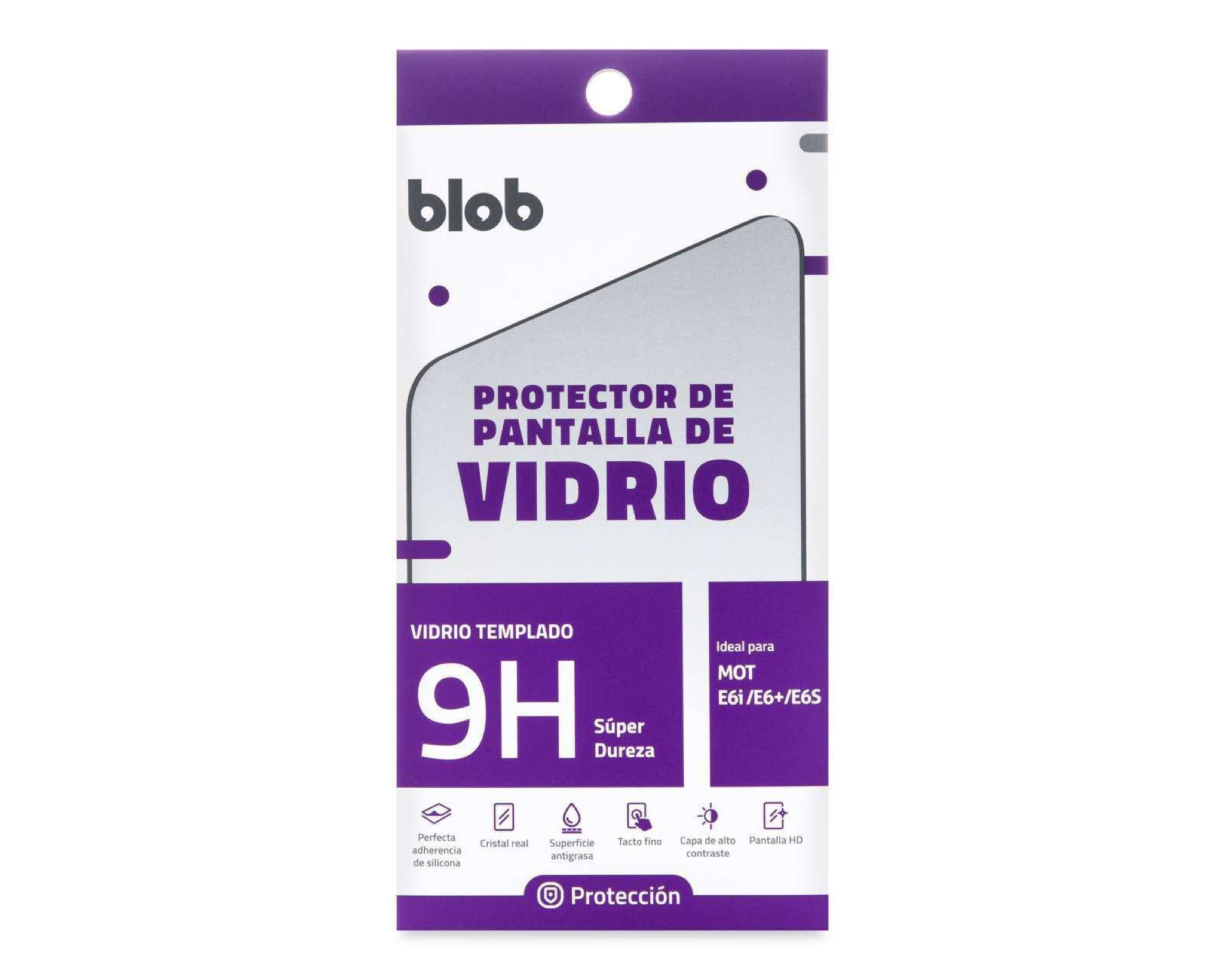 Foto 2 pulgar | Protector de Pantalla Blob para Moto E6i E6S E6+