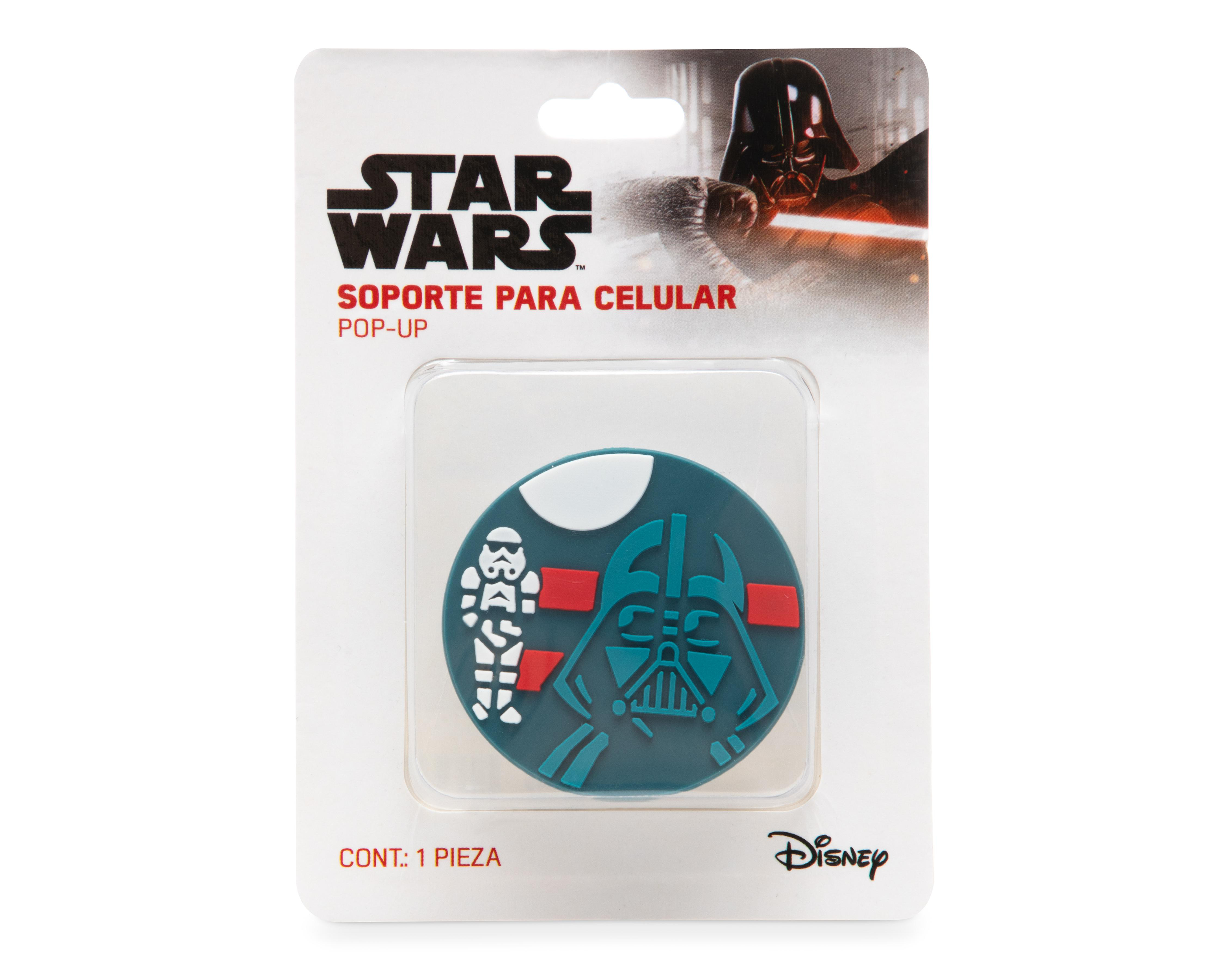 Foto 4 pulgar | Soporte Adherible Star Wars Azul para Celular