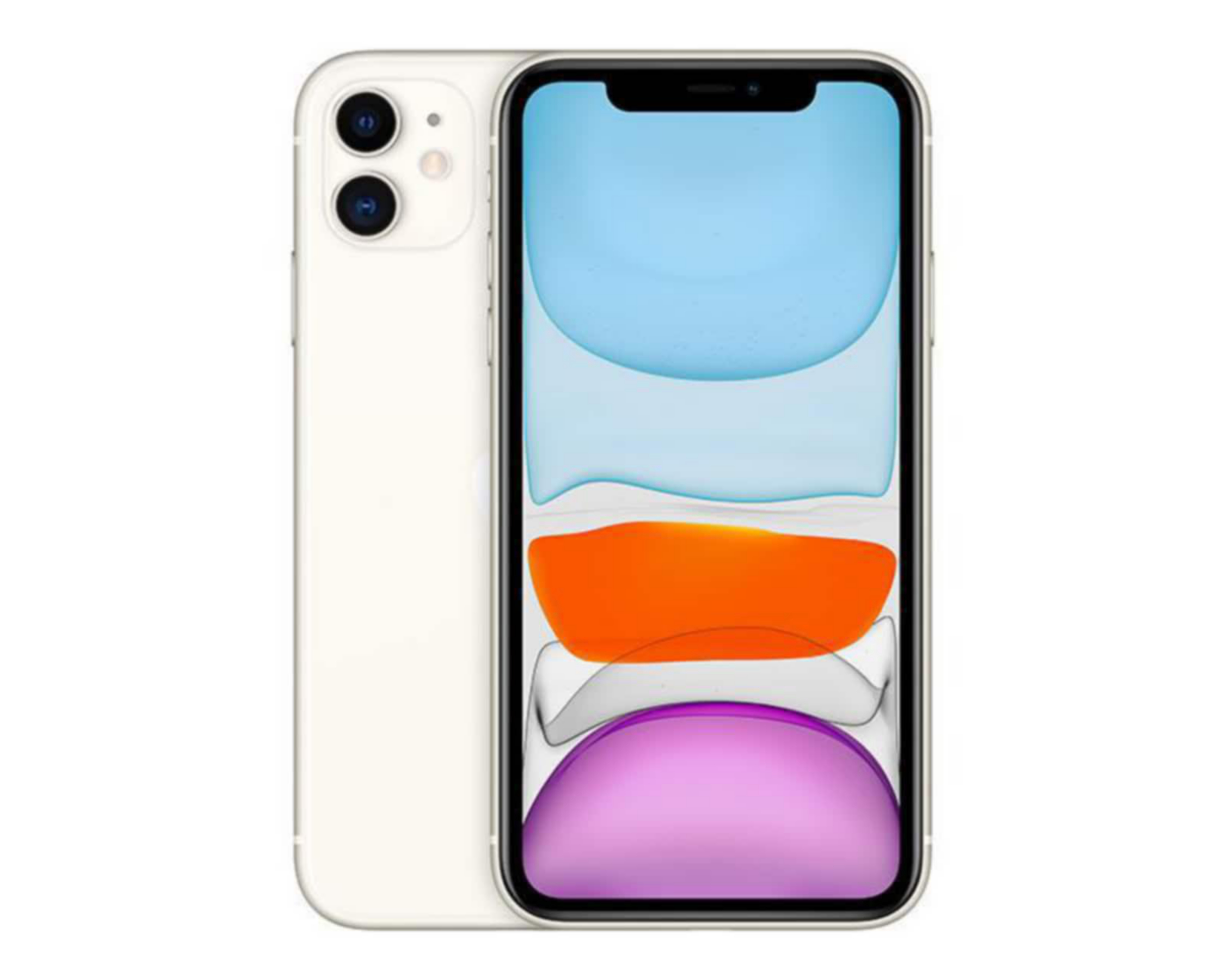 Foto 2 pulgar | Telcel Apple iPhone 11 64 GB White