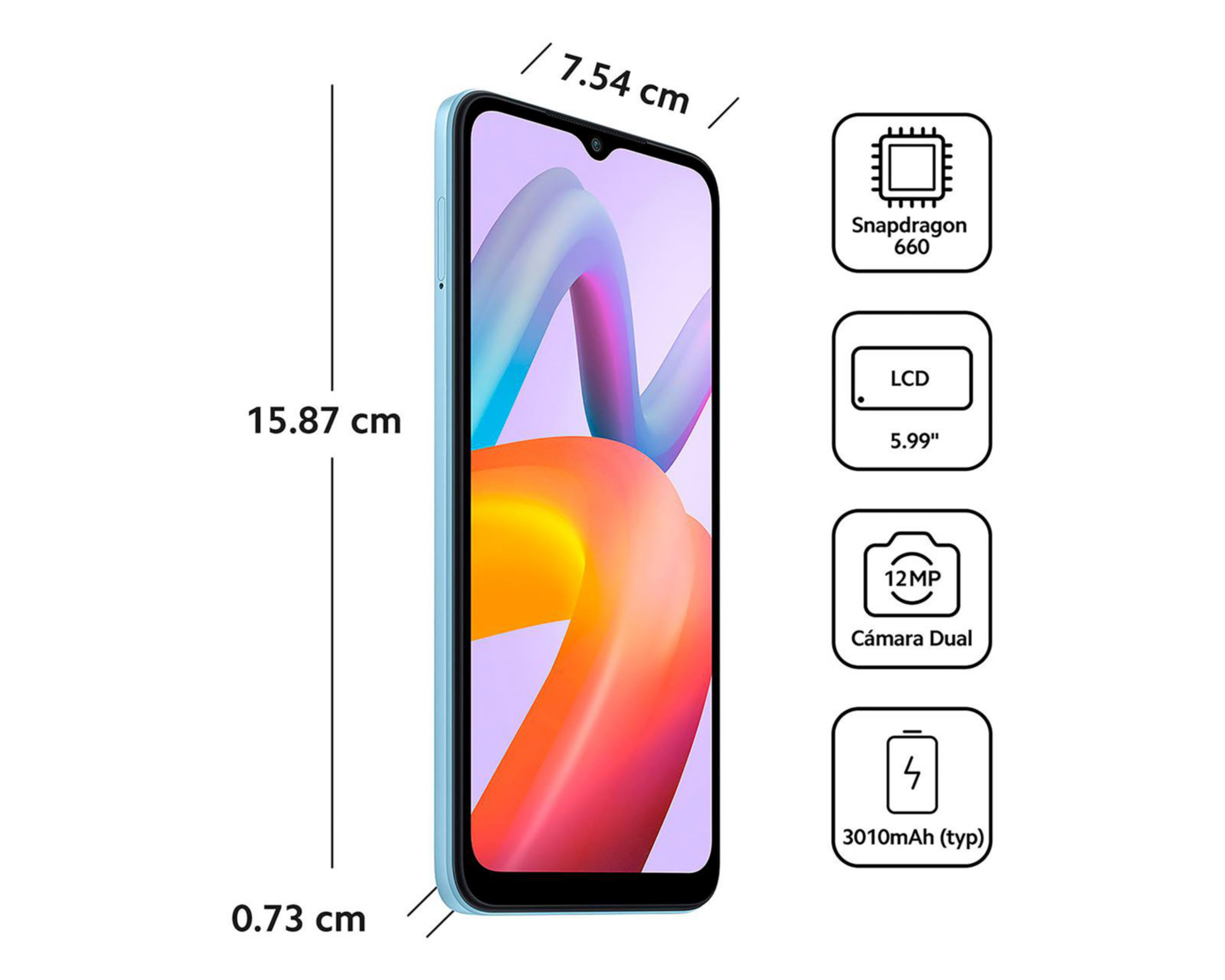 Foto 9 pulgar | Telcel Xiaomi Redmi A2 64 GB Azul