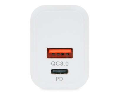 Foto 3 | Adaptador de Corriente con Entrada USB-A y USB-C Blob 20 W