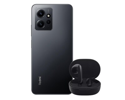 Foto 2 | AT&T/Unefon Xiaomi Redmi Note 12 128 GB Negro + Audífonos