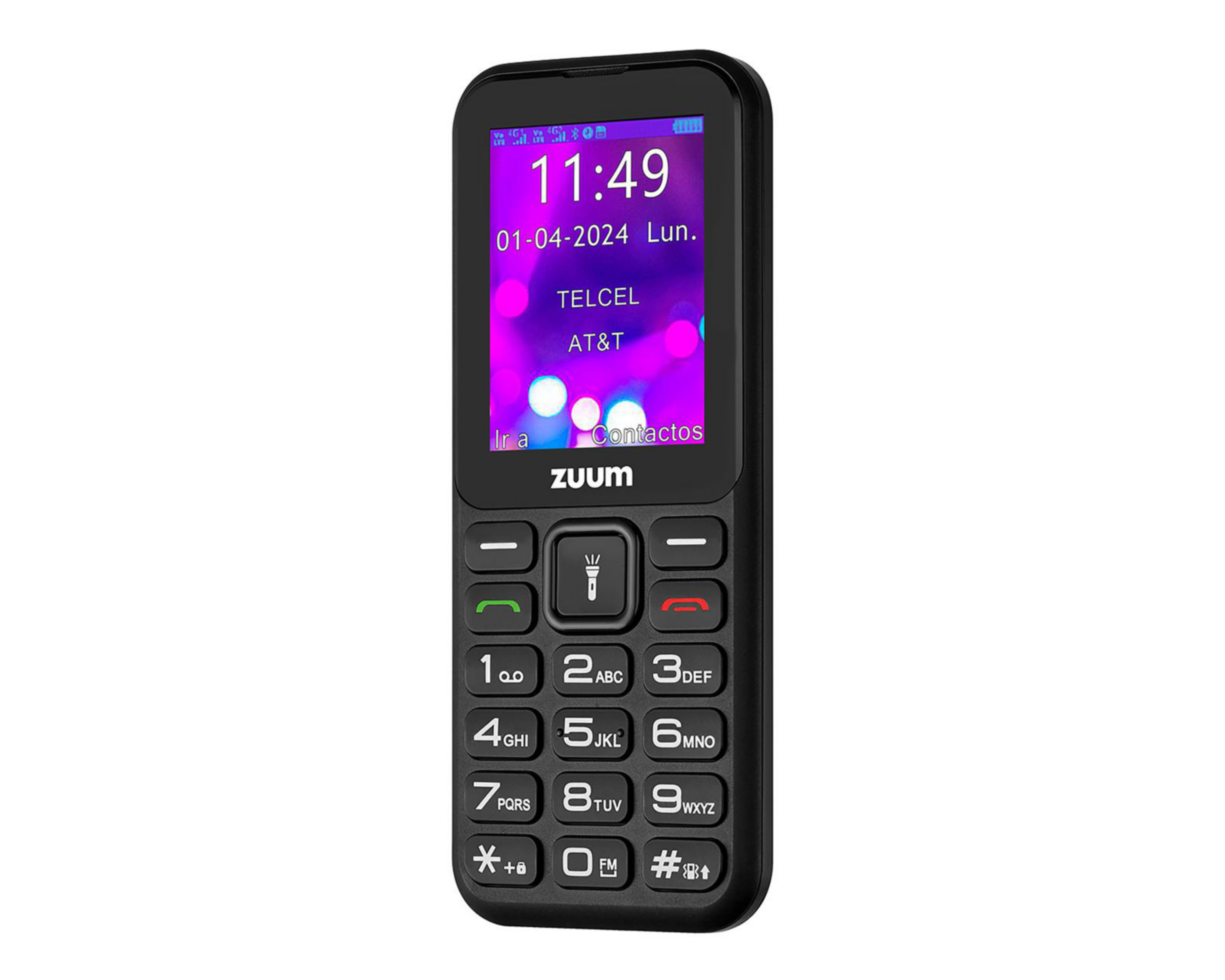 Foto 5 pulgar | Celular Zuum Desbloqueado Skip V Dual Sim 128 MB Negro