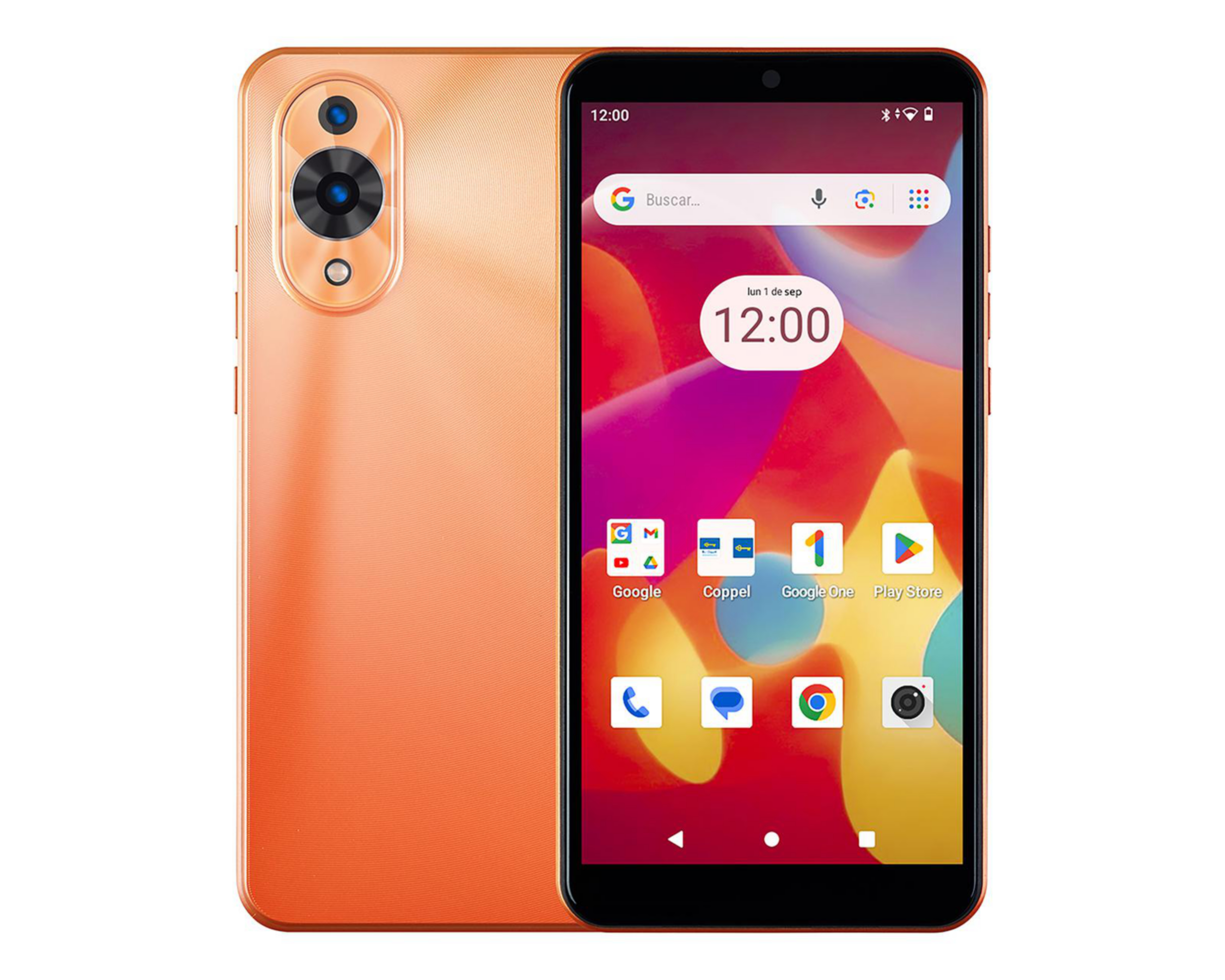 Celular Zuum Liberado Magno P3 64 GB Anaranjado $1,399