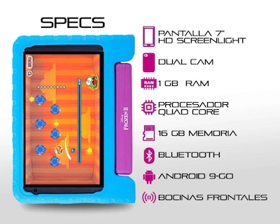 Foto 2 | Tablet Protab Frozen 7" 16GB Wi-Fi Android 9 1 GB Plateada