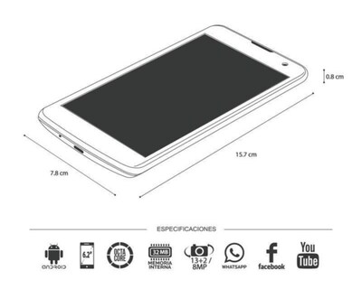 Foto 7 | AT&T/Unefon Samsung Galaxy A10s 32 Azul