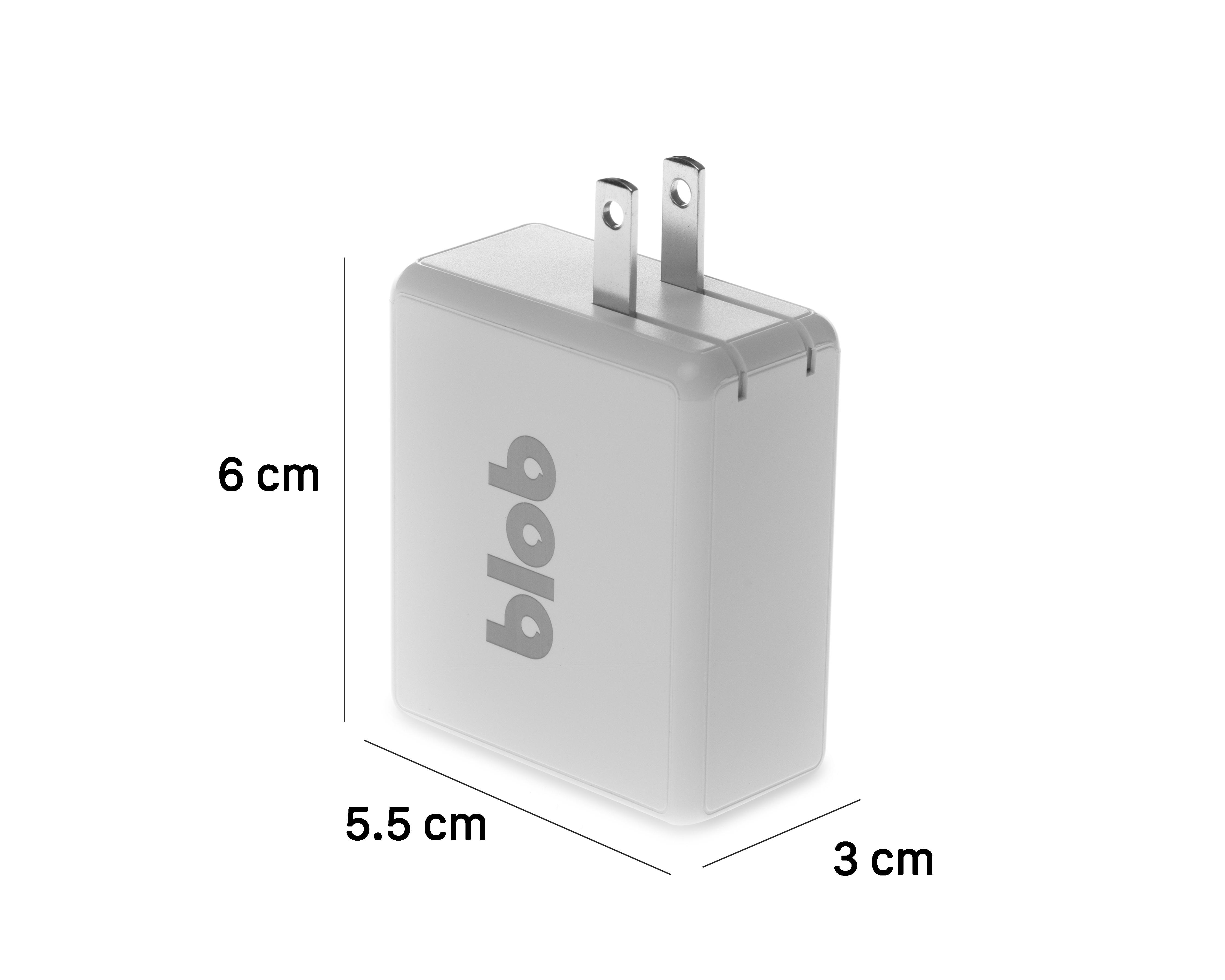 Foto 6 pulgar | Cargador USB-A a USB-C Blob 45 W