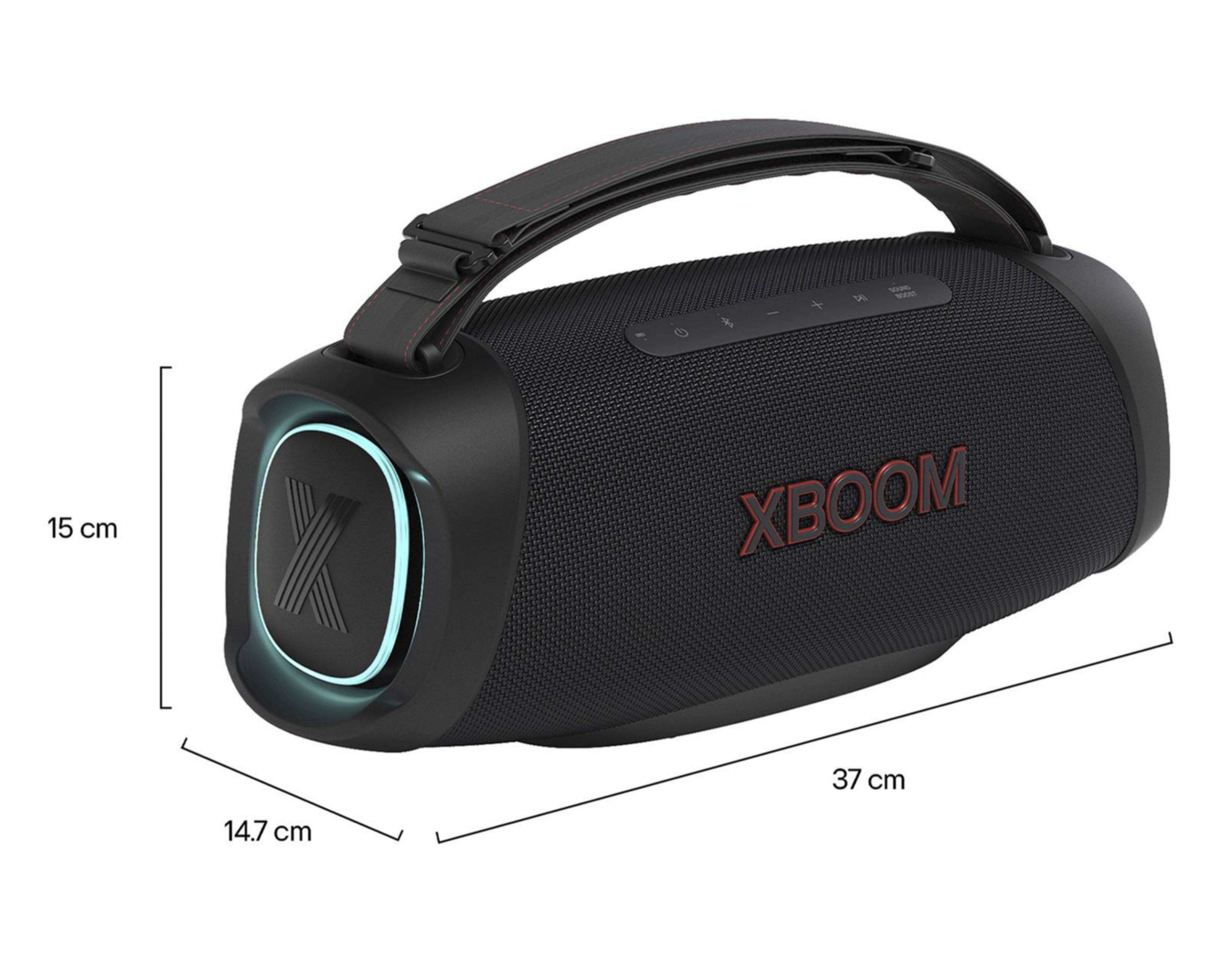Foto 10 | Bocina Bluetooth Portátil LG XG8 Resistente al Agua