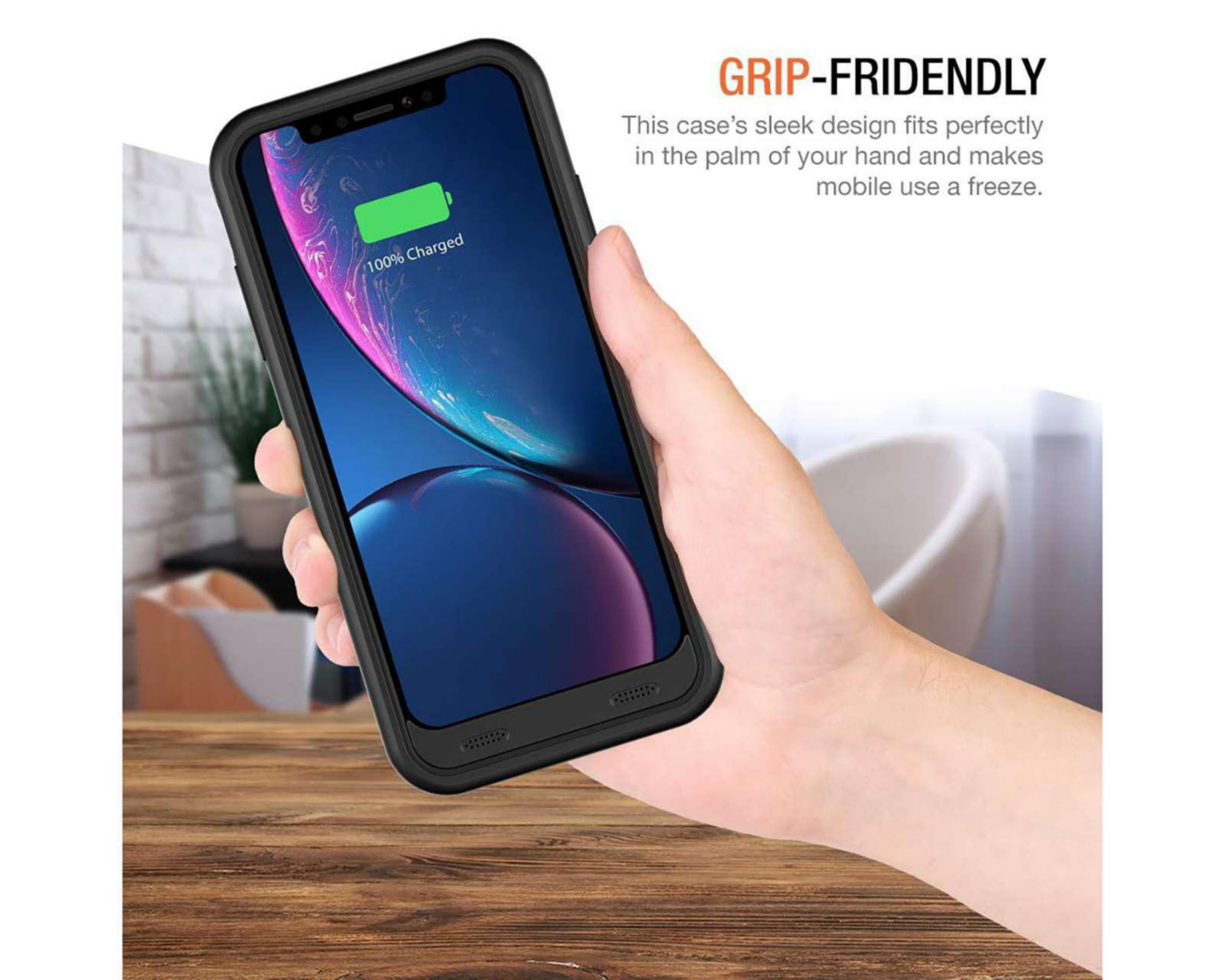 Foto 8 pulgar | Funda con Carga Trianium para iPhone XR