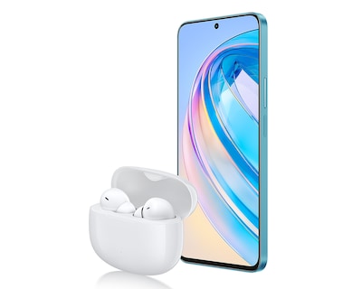 Foto 4 | Celular Honor Liberado X8A 128 GB Cyan + Audífonos