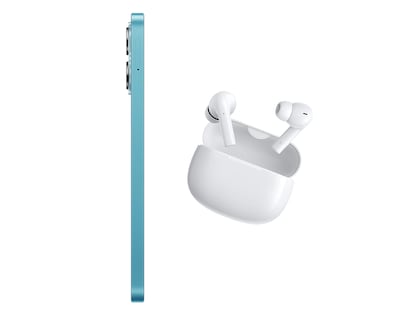 Foto 5 | Celular Honor Liberado X8A 128 GB Cyan + Audífonos